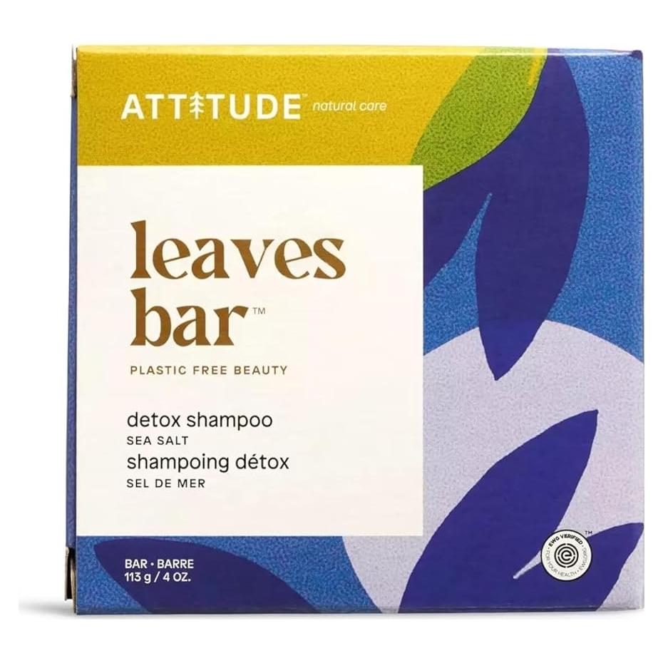 Champú Sólido Detox ATTITUDE 113.4 g - Cabello Graso - Vegano