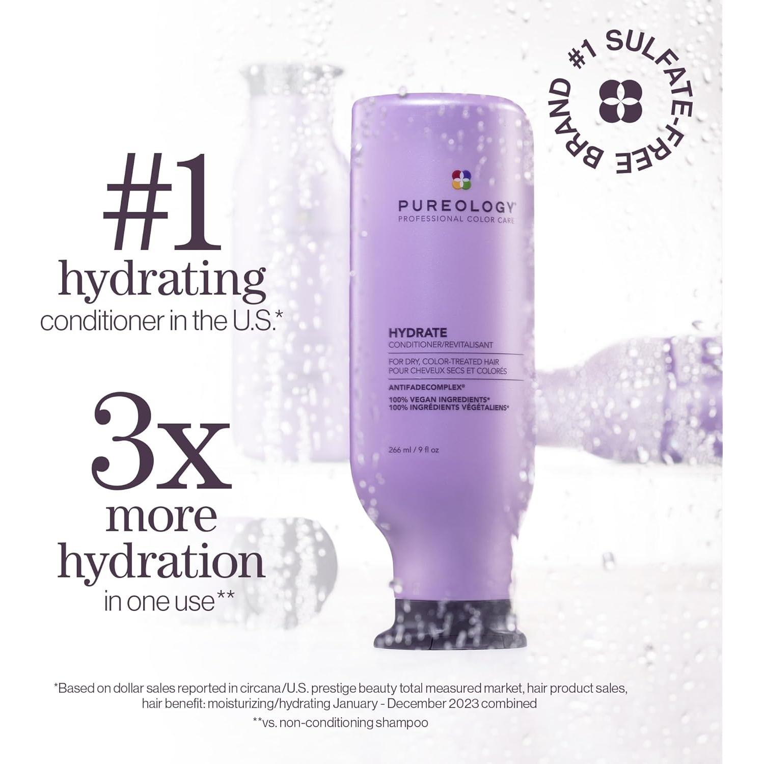 Conjunto Champú y Acondicionador Pureology 266 ml x 2 - Hidratante