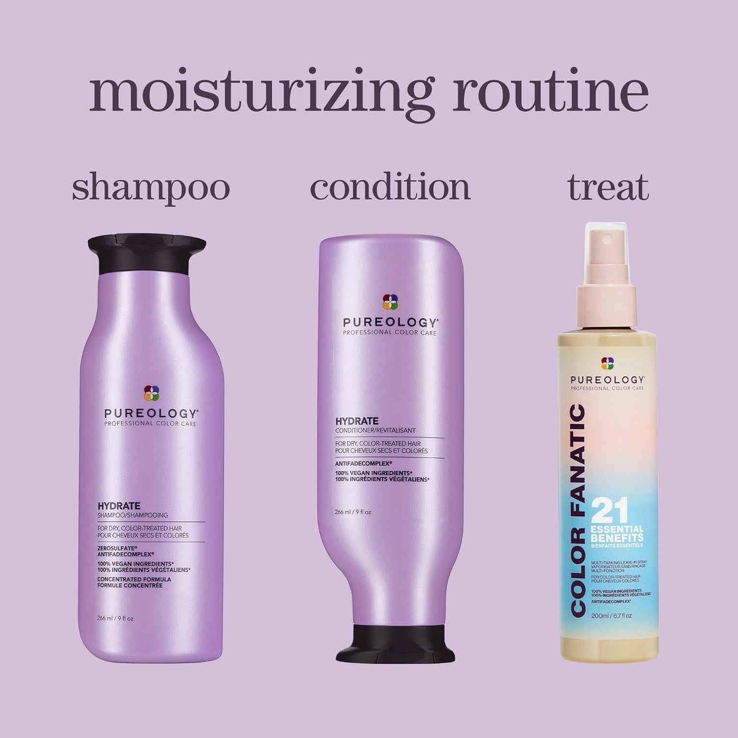 Conjunto Champú y Acondicionador Pureology 266 ml x 2 - Hidratante