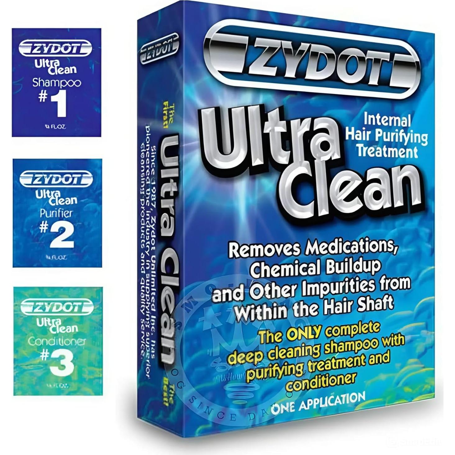 Champú Detox Zydot Ultra Clean 68g - Desintoxicación Capilar