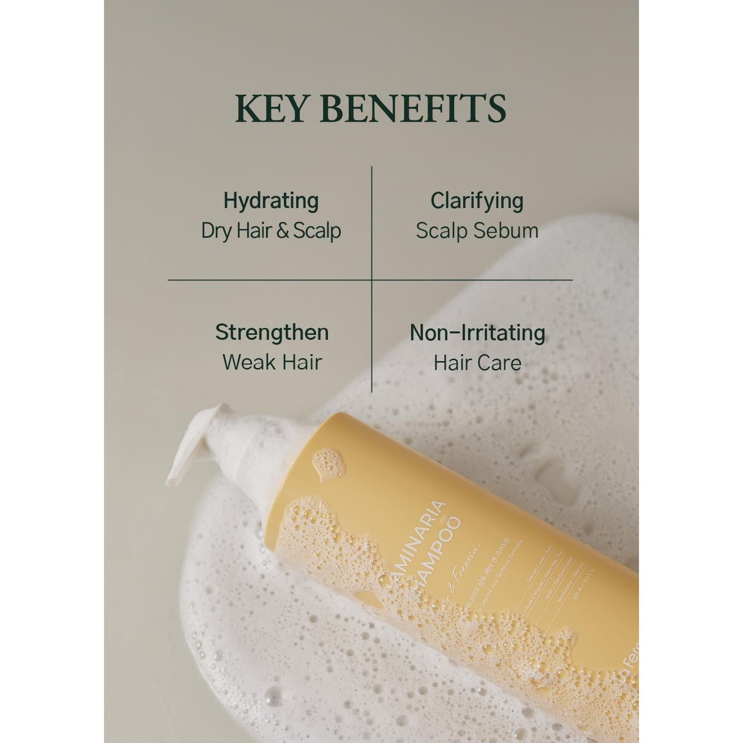 Champú Aclarador Laferme 500 ml - Laminaria Orgánica Hidratante