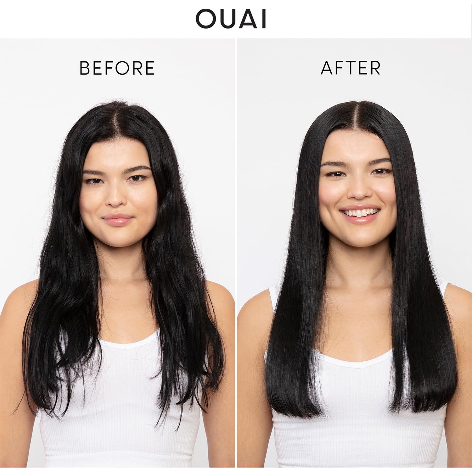 Conjunto de Champú, Acondicionador y Mascarilla OUAI 3 Unidades - Voluminizador y Reparador para Cabello Fino