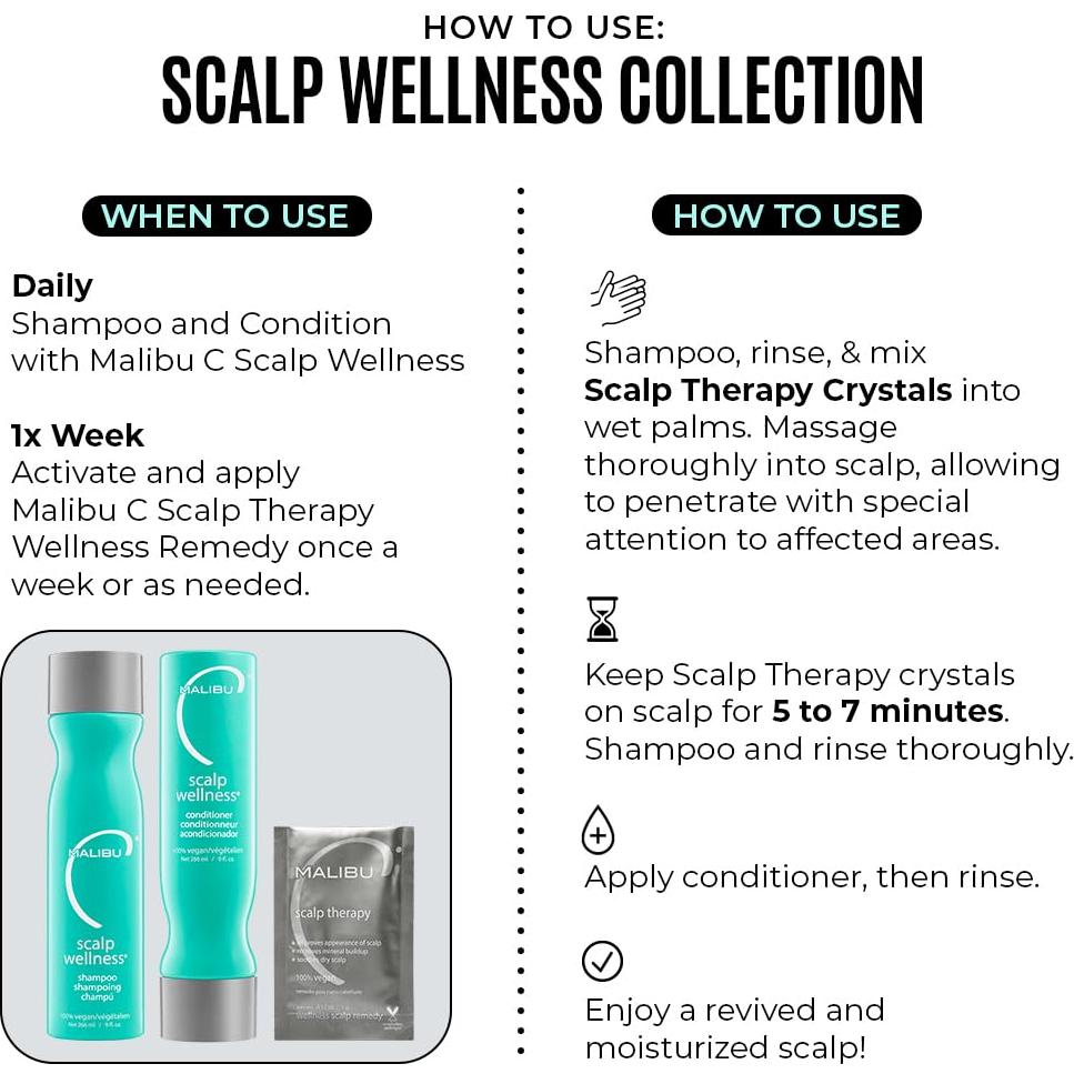 Champú y Acondicionador Calmante Malibu C - 1L