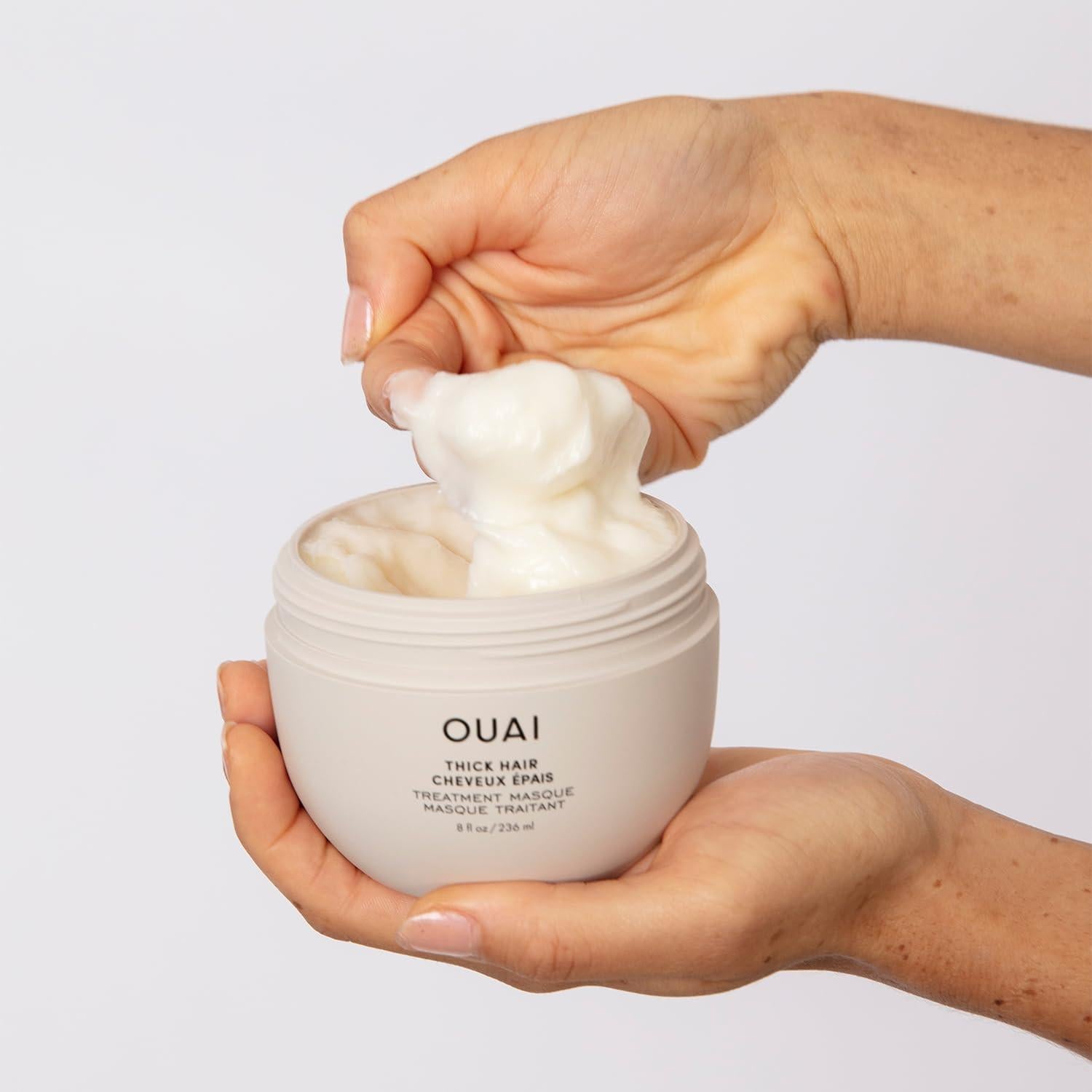 Kit OUAI para Cabello Grueso - Champú, Acondicionador y Mascarilla