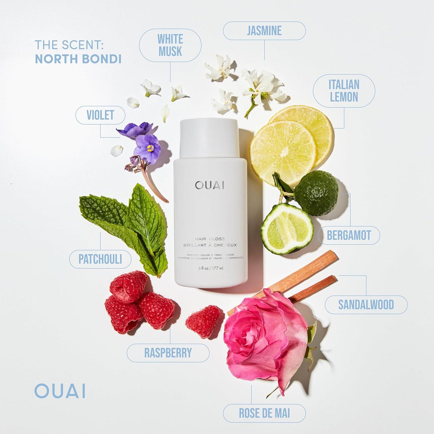 OUAI Brillo y Champú Fino 170g - Control de Frizz y Volumen