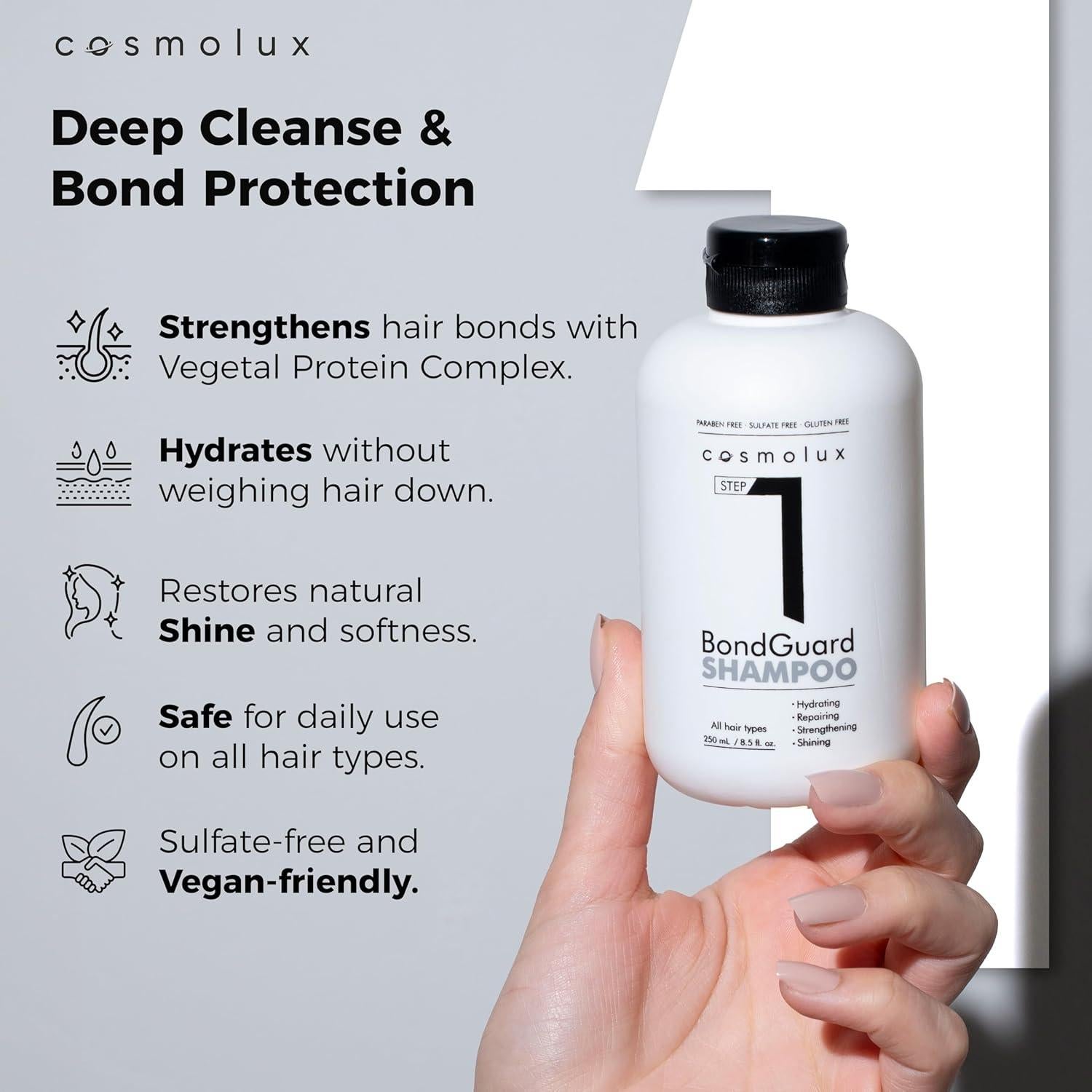 Champú Aclarador Cosmolux BondGuard 250 ml - Voluminizador