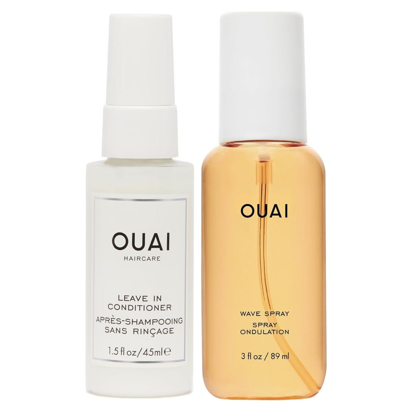 Paquete de Cuidado del Cabello OUAI - Acondicionador y Spray de Olas