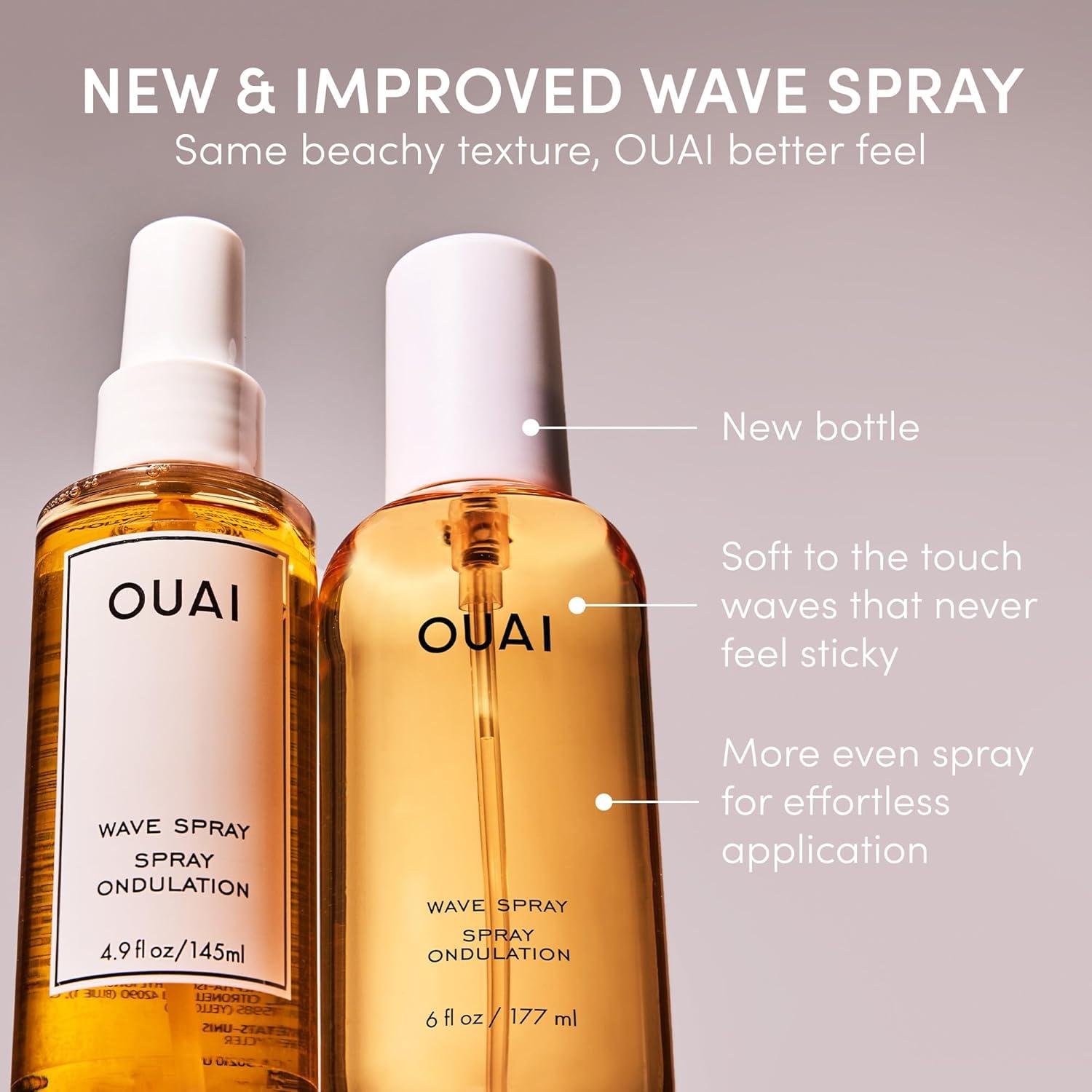 Paquete de Cuidado del Cabello OUAI - Acondicionador y Spray de Olas