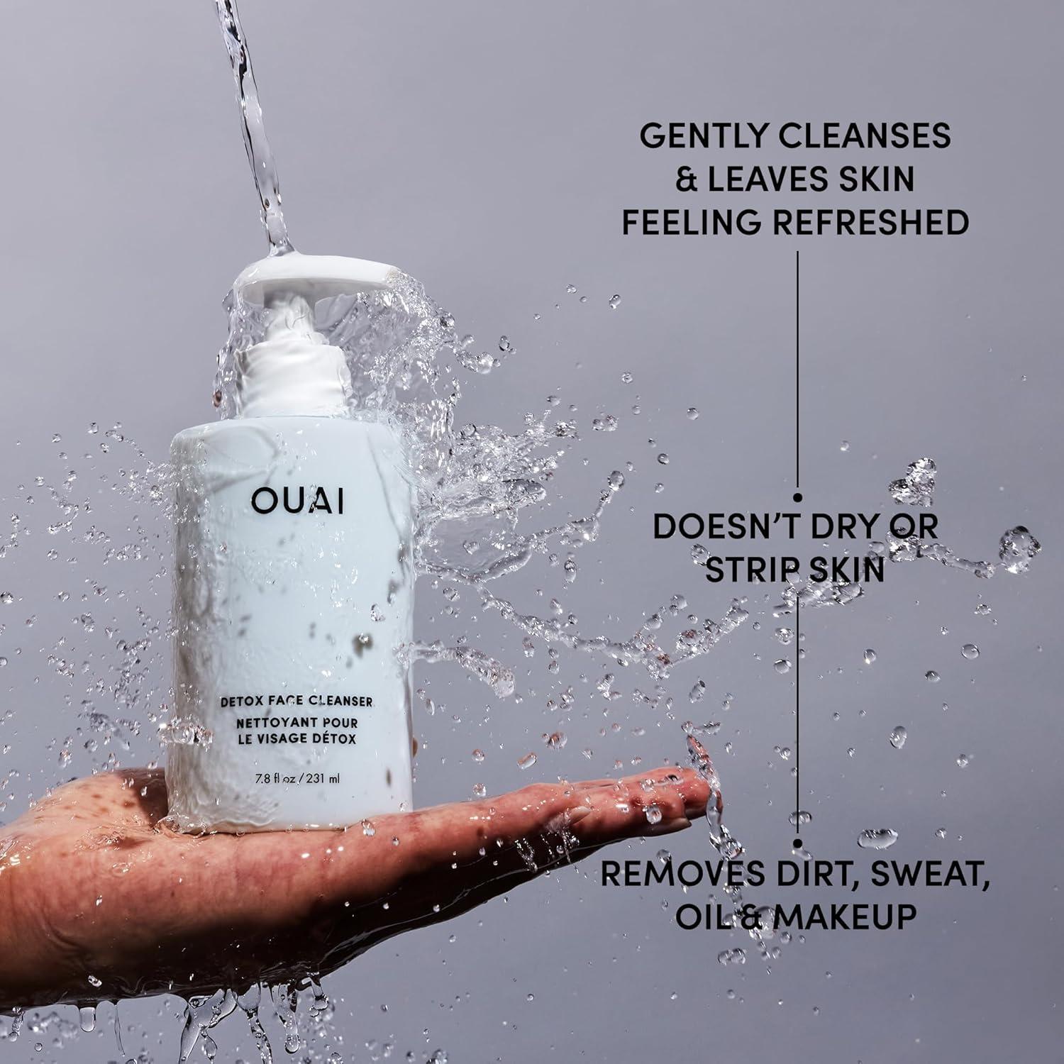 OUAI Cape Town Duo - Desodorante Sin Aluminio 70 g + Limpiador Facial Detox 230 ml