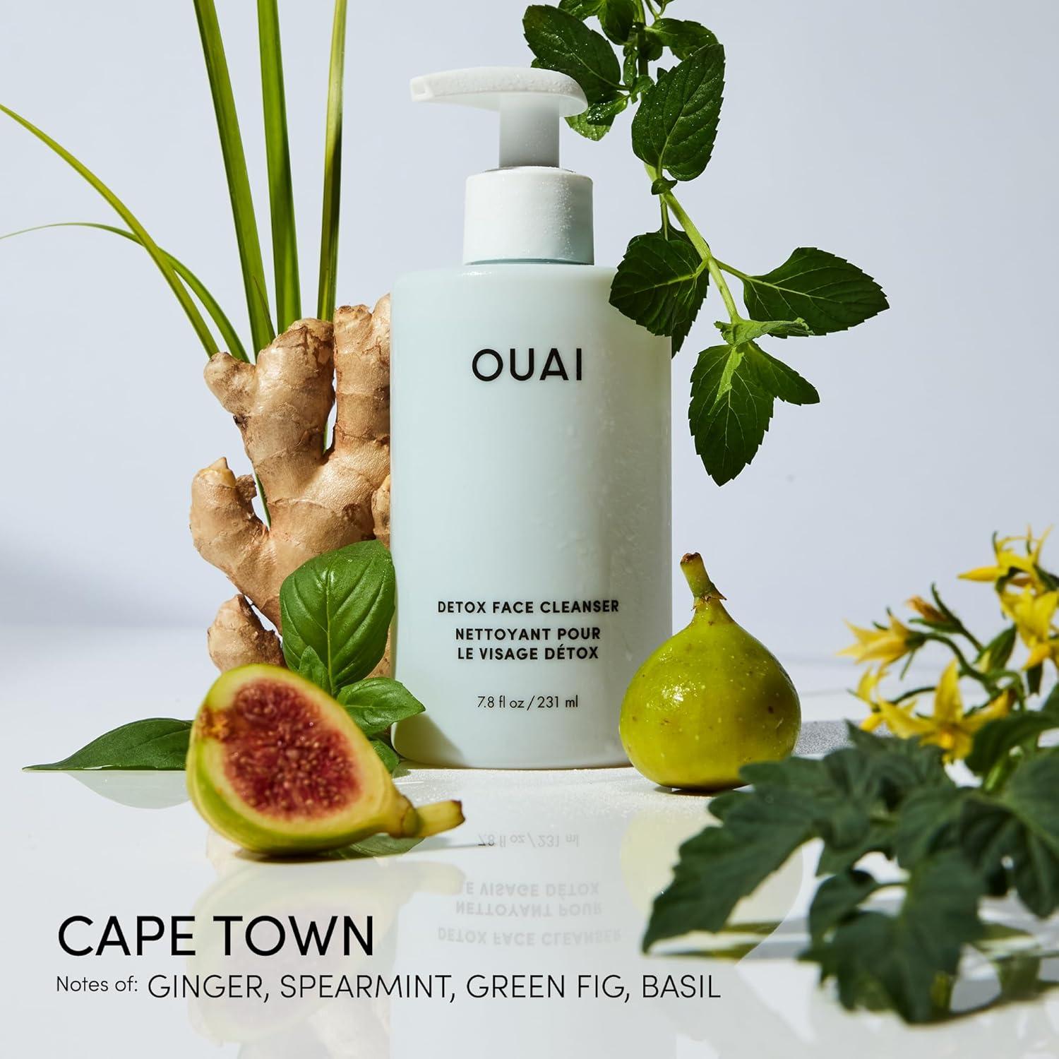 OUAI Cape Town Duo - Desodorante Sin Aluminio 70 g + Limpiador Facial Detox 230 ml