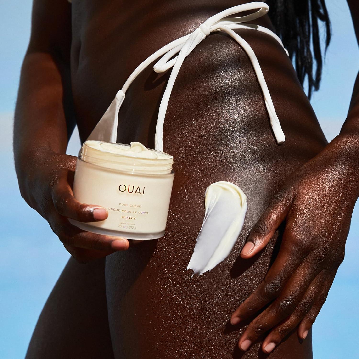 OUAI St. Barts Paquete de Viaje - Exfoliante, Gel y Crema 3 Pzs