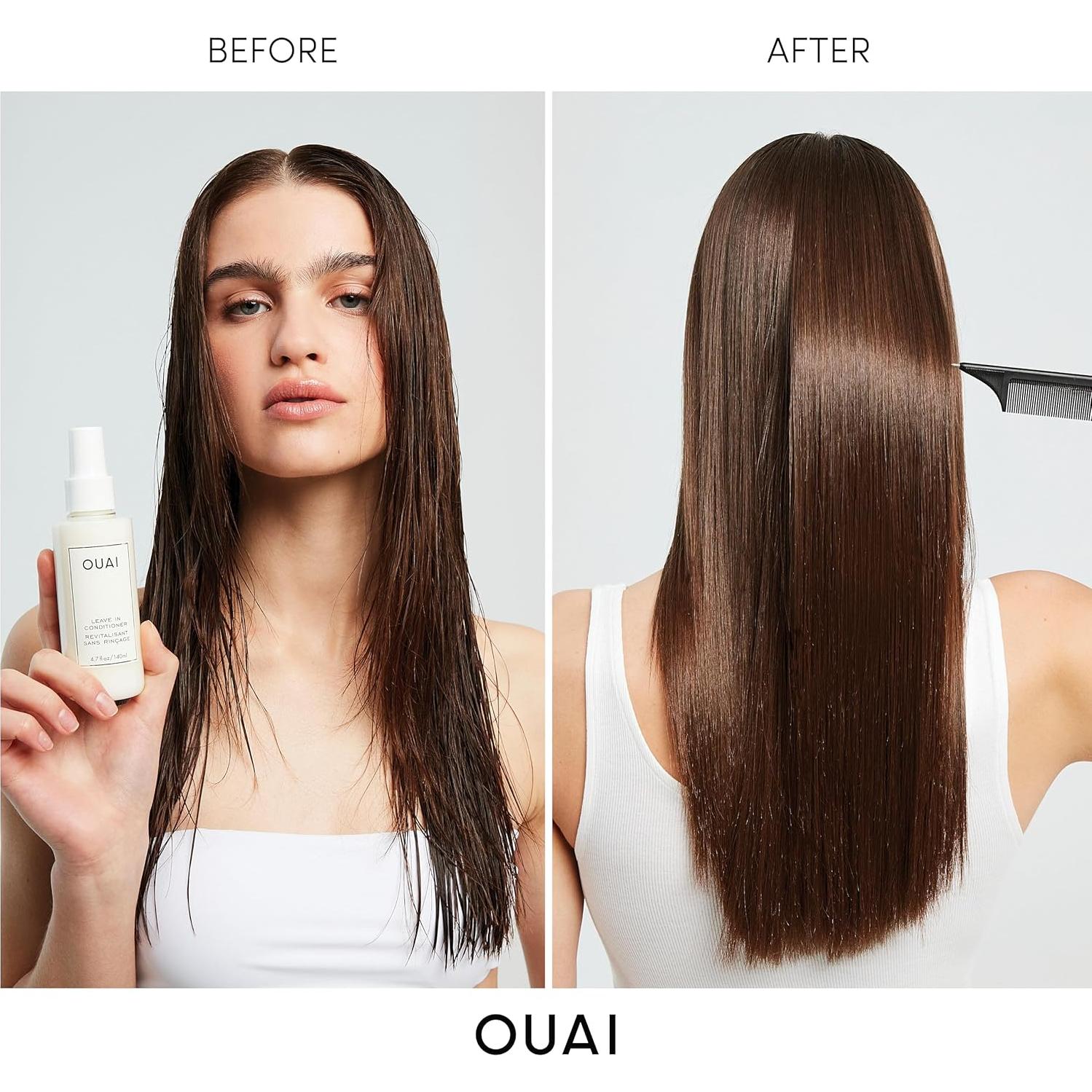OUAI Acondicionador Sin Enjuague 42.5g - Spray Multitarea Protector Térmico