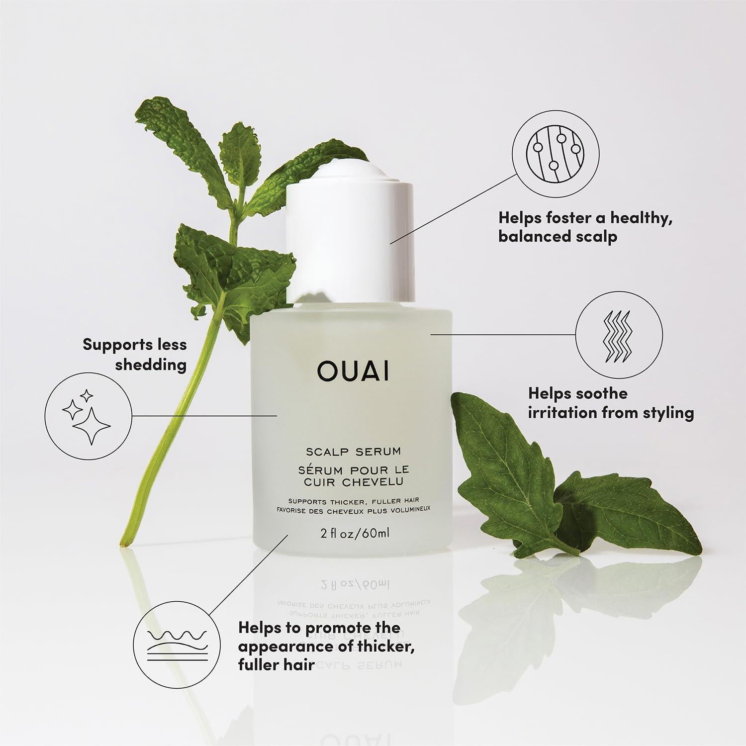 OUAI Tratamiento para Cabello Fino a Medio - Suero y Mascarilla 227g