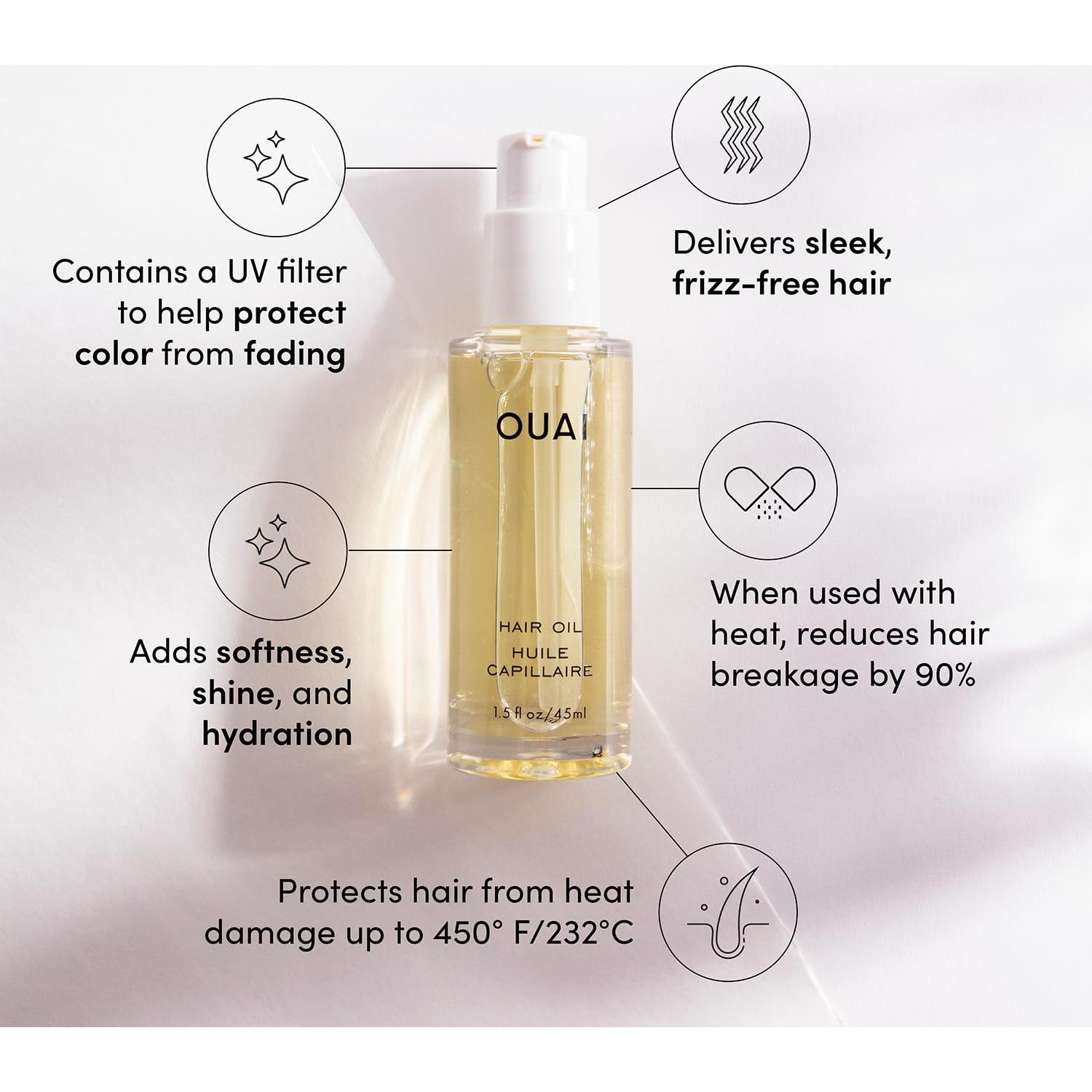 Paquete de Cuidado del Cabello OUAI - Acondicionador y Aceite 42.5g