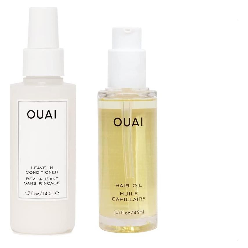 Acondicionador Sin Enjuague OUAI + Aceite para Cabello 133 g