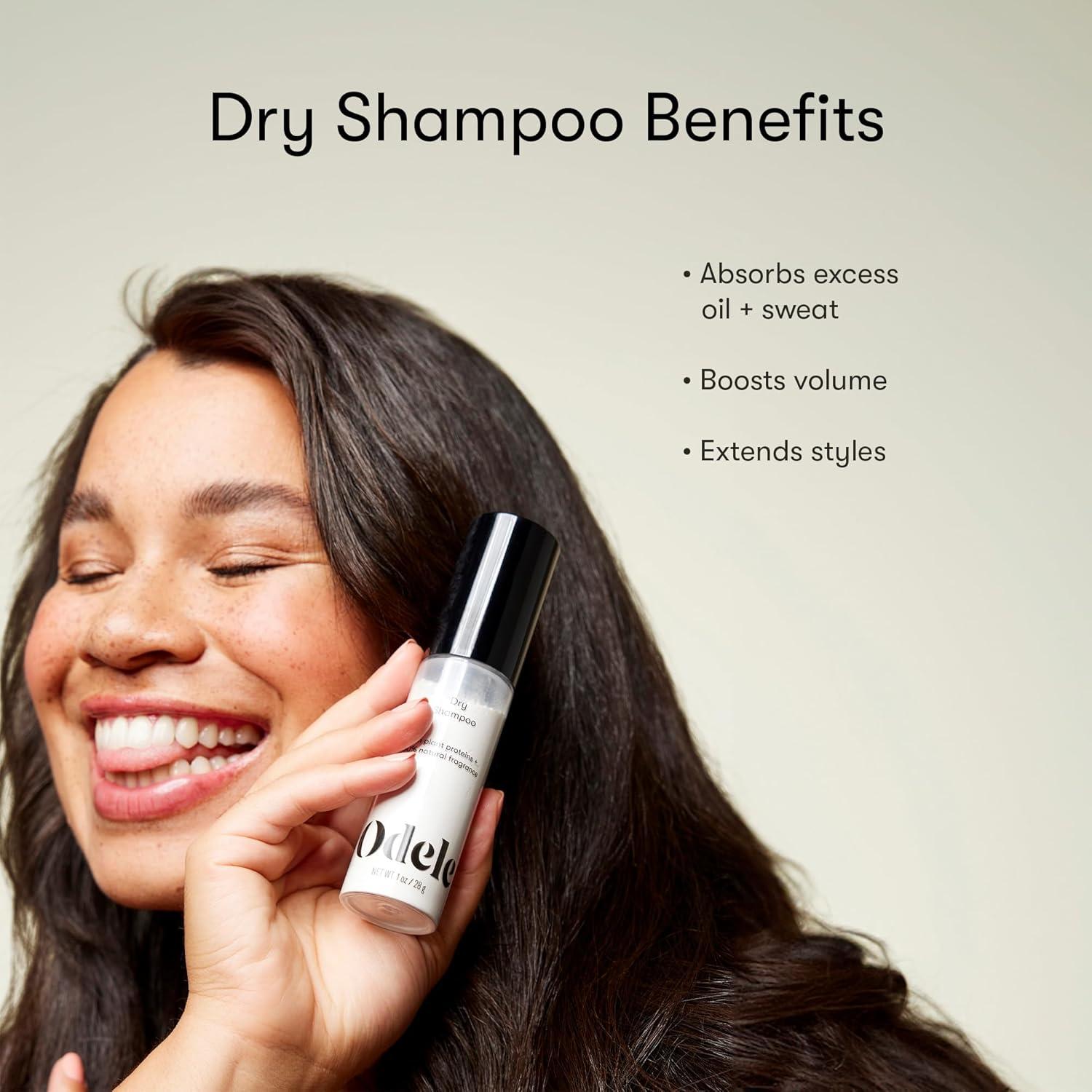 Champú Seco Odele 28.35 g - Revive Volumen y Absorbe Aceite