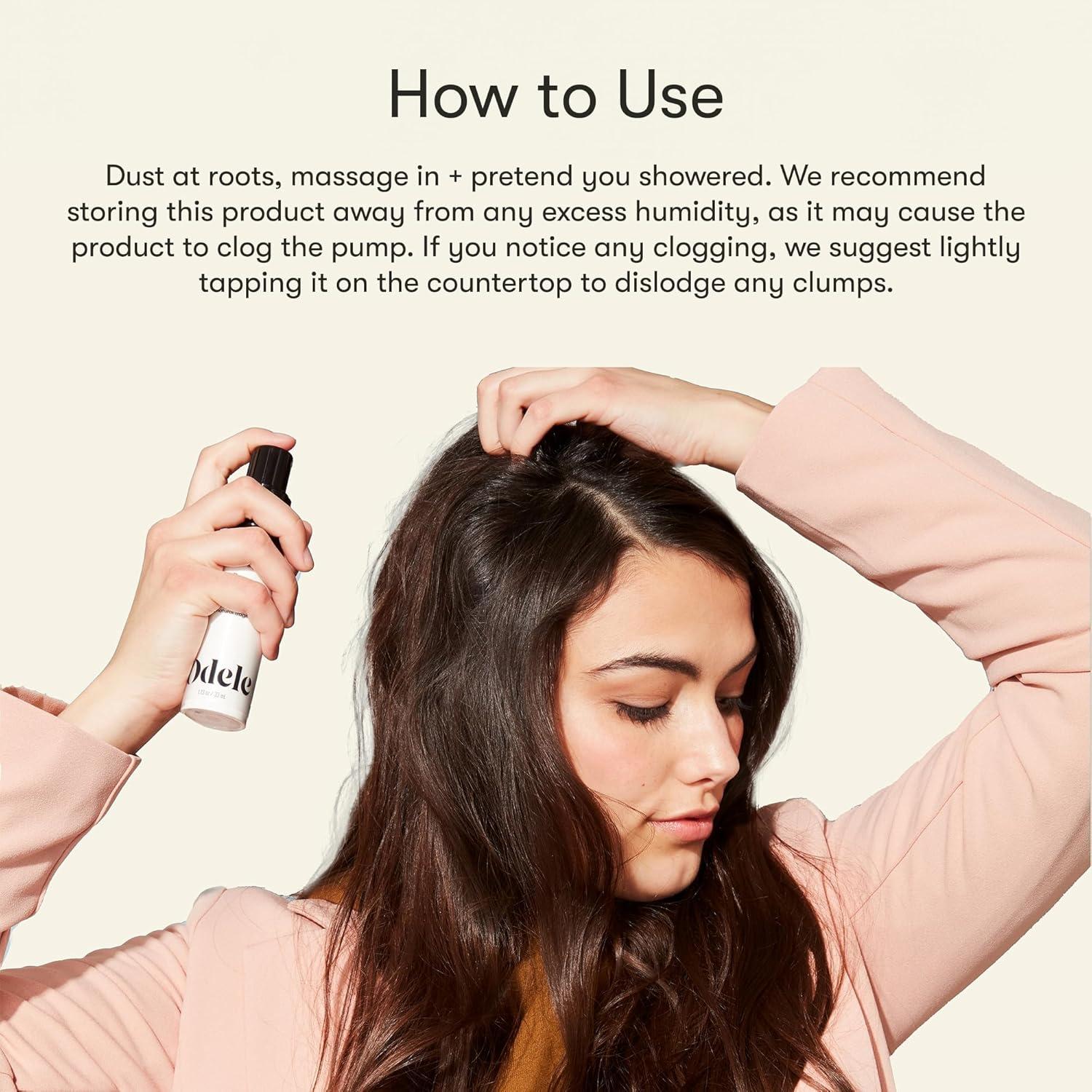 Champú Seco Odele 28.35 g - Revive Volumen y Absorbe Aceite