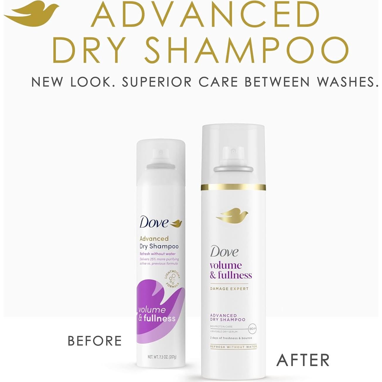 Champú Seco Dove Volumen y Plenitud 2 Unidades 141.75 g