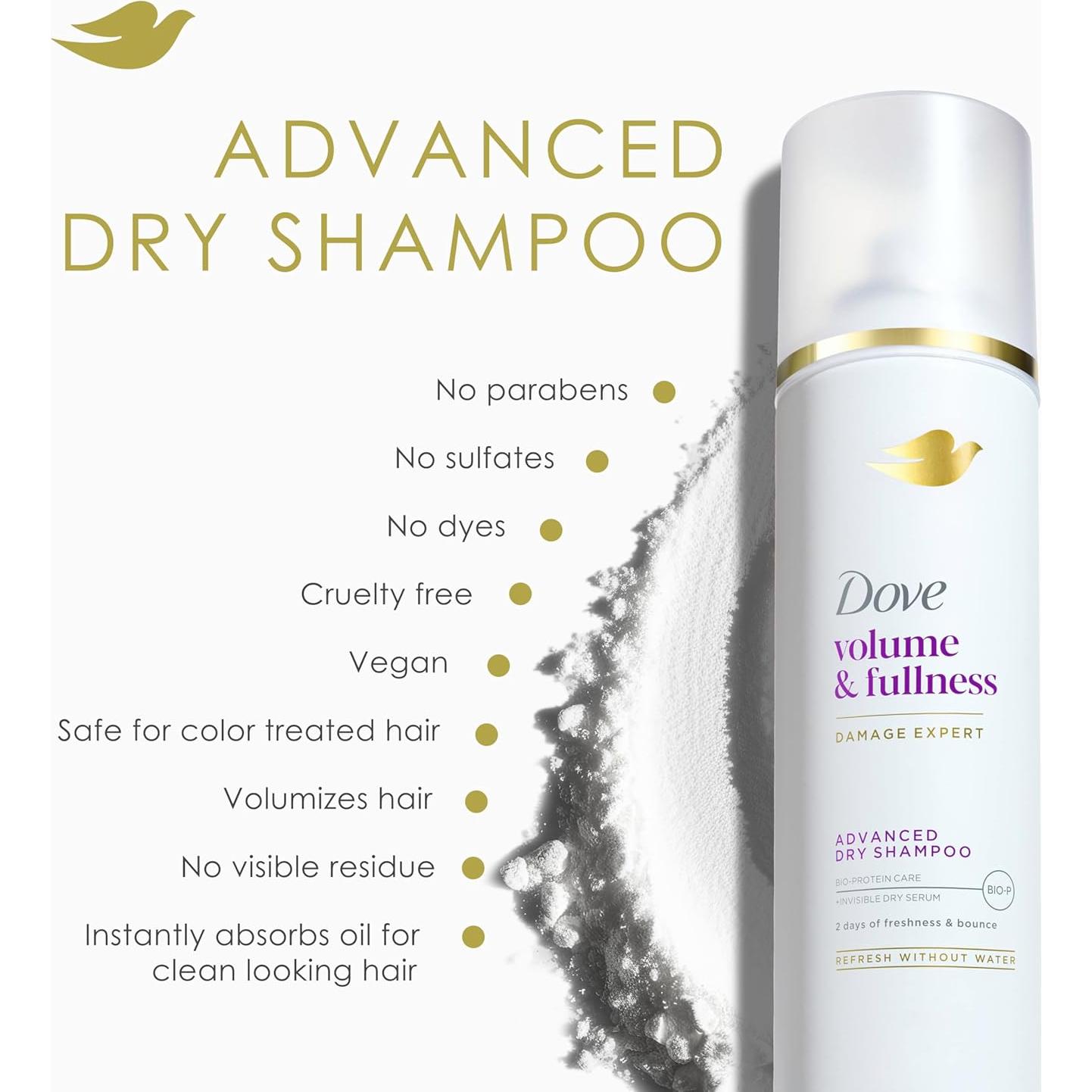 Champú Seco Dove Volumen y Plenitud 2 Unidades 141.75 g