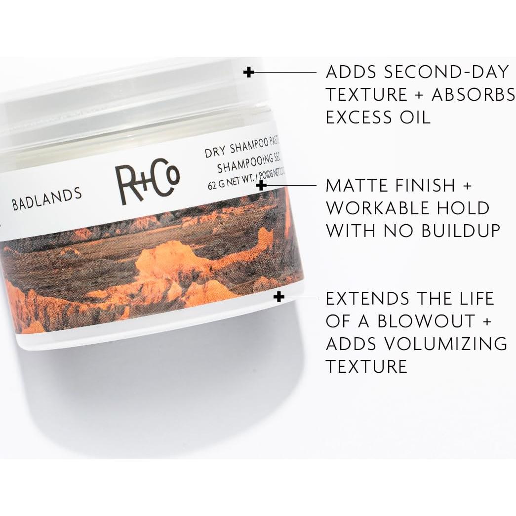 Pasta de Champú Seco R+Co Badlands 62.4g Unisex