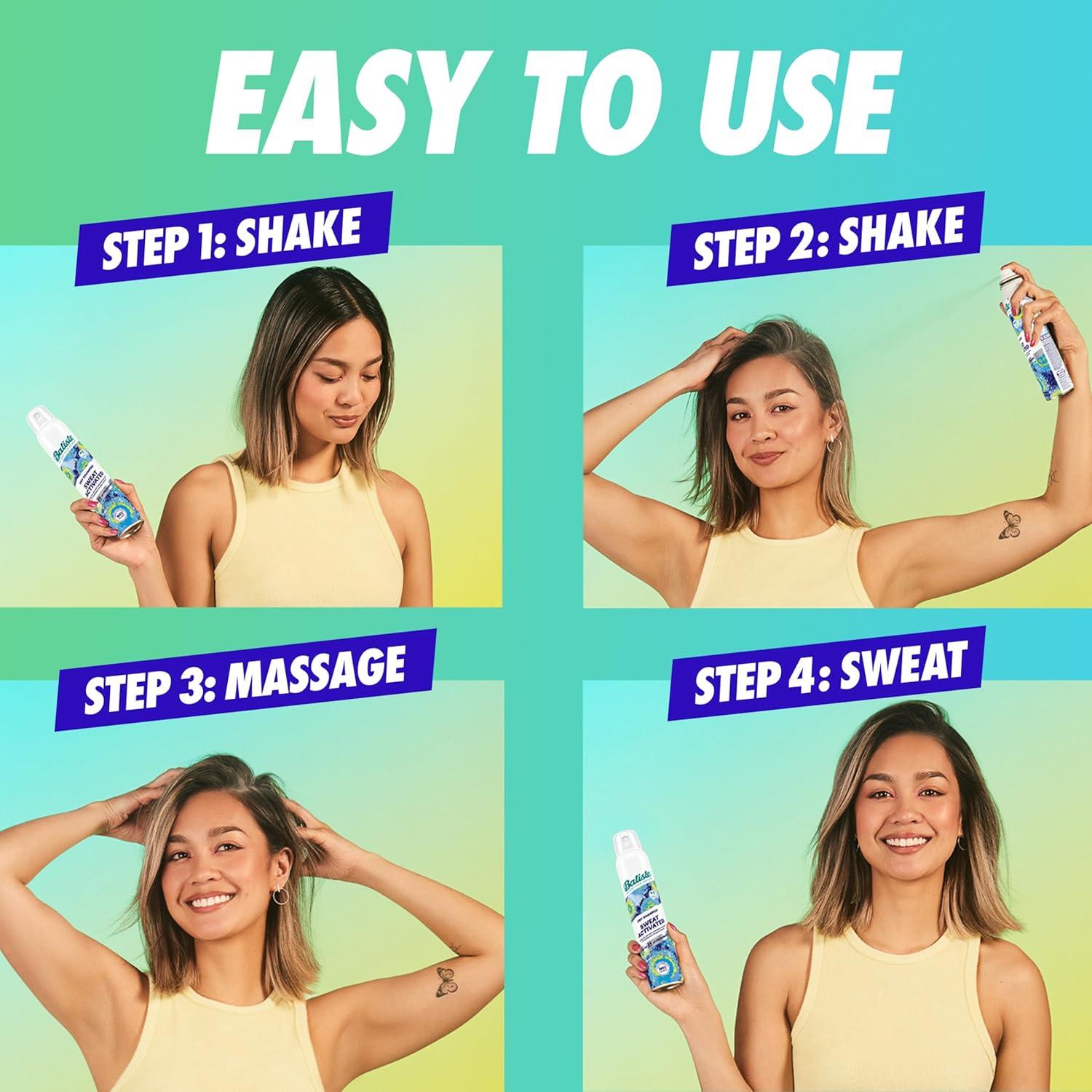 Champú Seco Batiste Activado por Sudor 108g - Frescura 24h