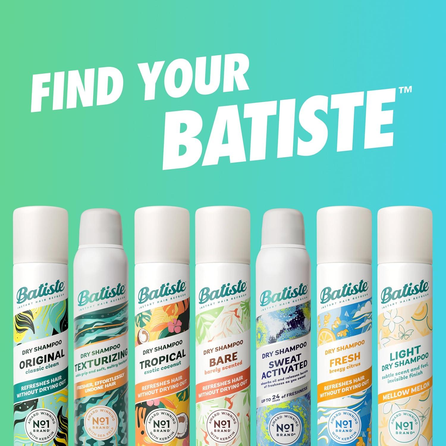 Champú Seco Batiste Activado por Sudor 108g - Frescura 24h