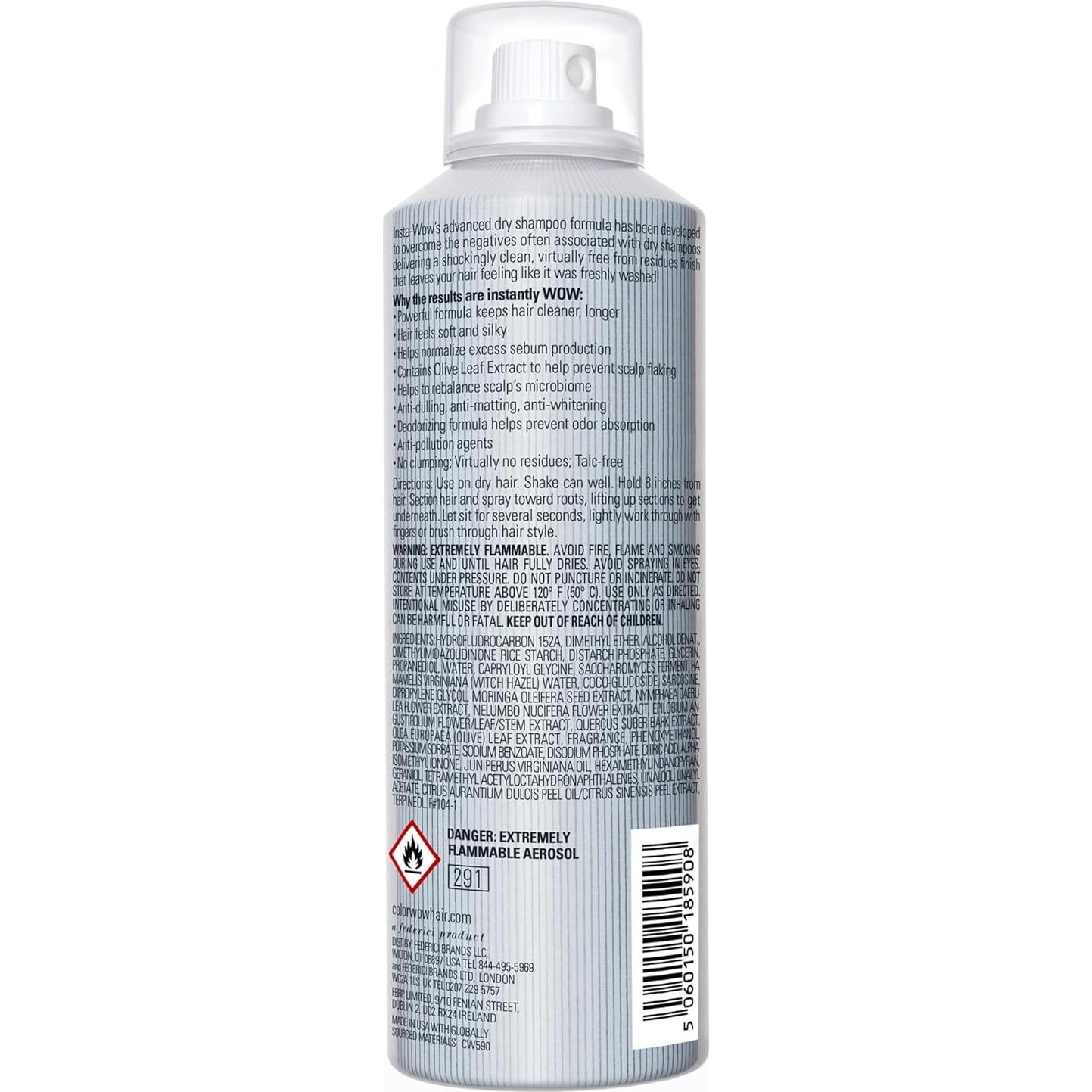 Champú Seco Avanzado COLOR WOW - Elimina Aceite y Frizz 180g