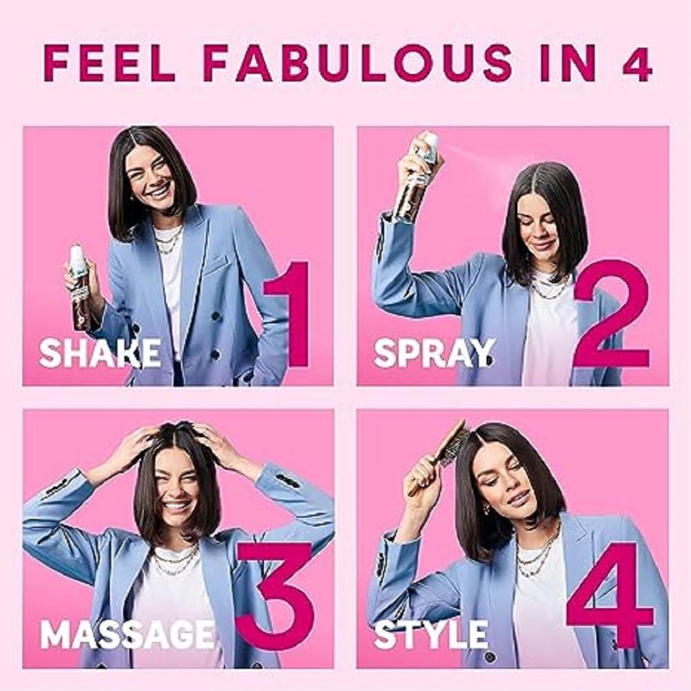 Champú Seco Batiste Marrón Oscuro 190 g - Paquete de 3