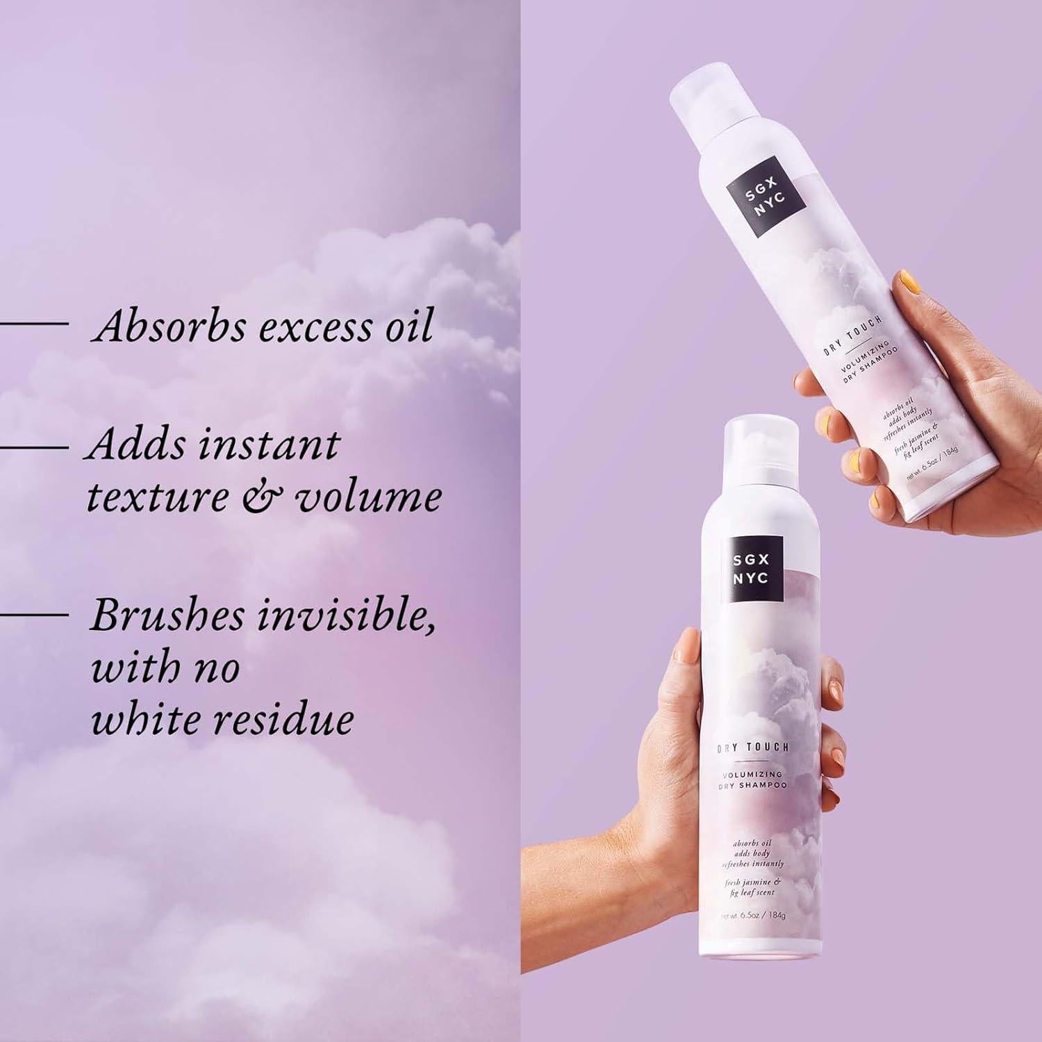 Champú Seco Voluminizador SGX NYC 184 g - Vegano y Sin Parabenos