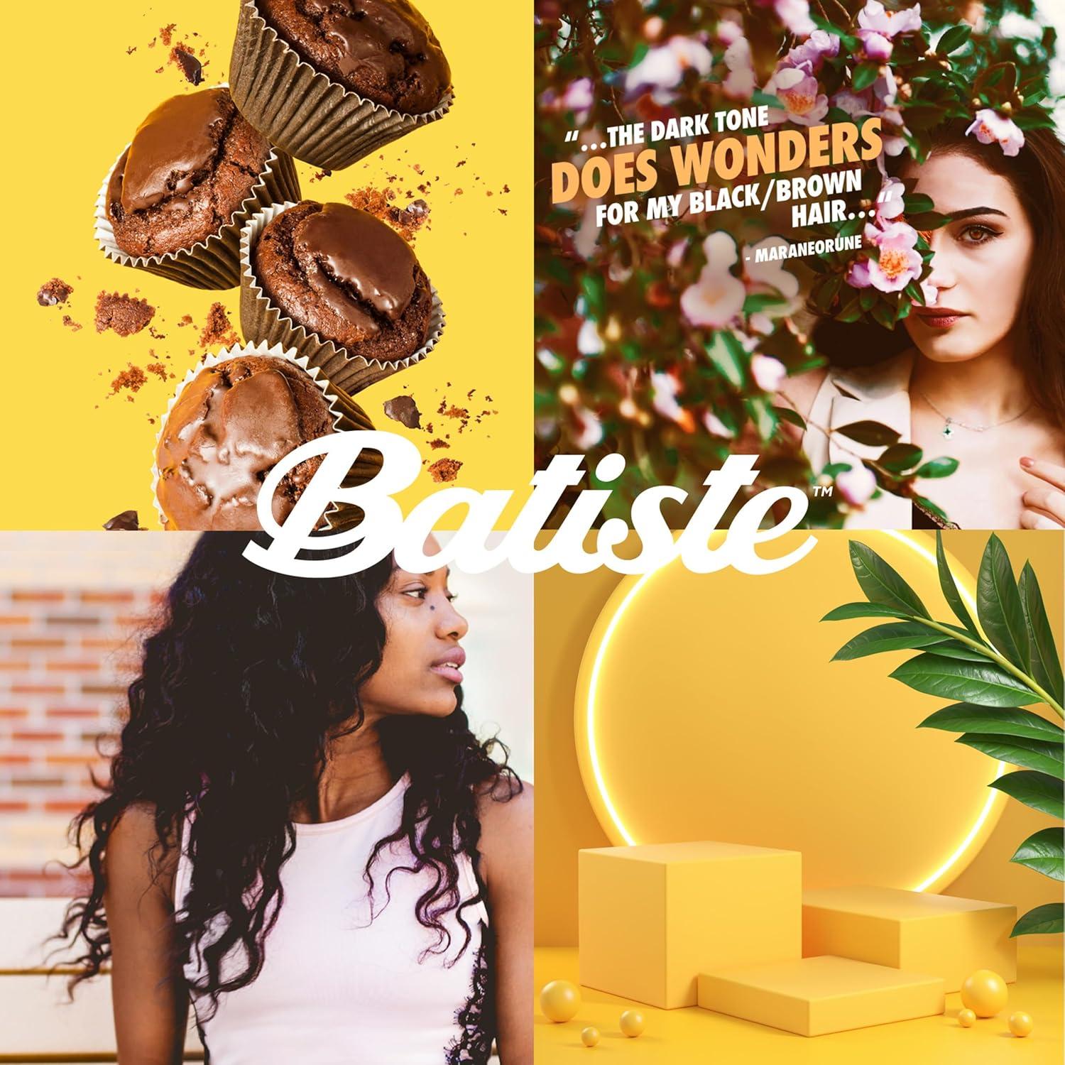 Batiste Champú Seco Oscuro 162g - Revitaliza Cabello Morenas