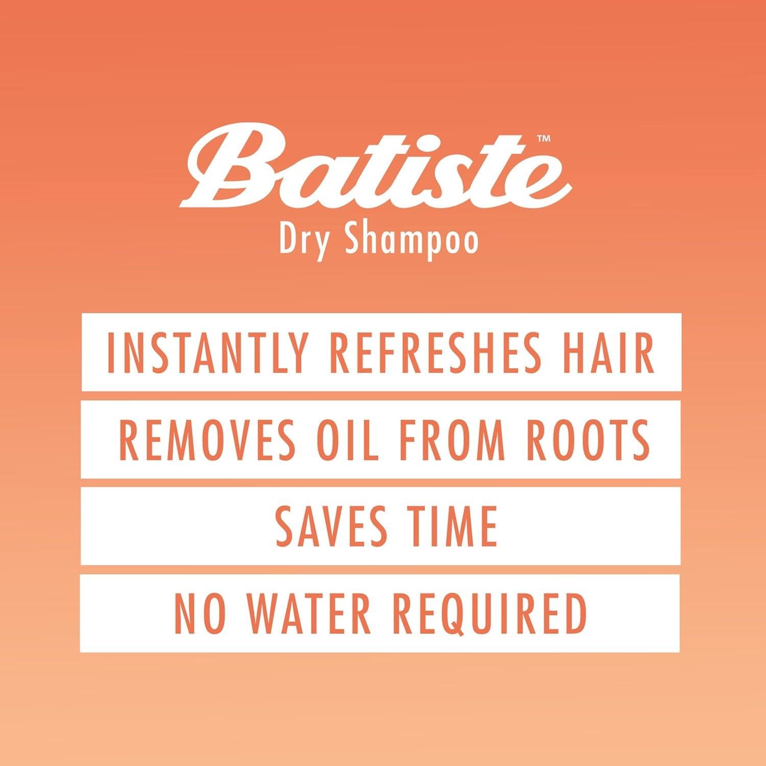 Batiste Champú Seco Oscuro 162g - Revitaliza Cabello Morenas