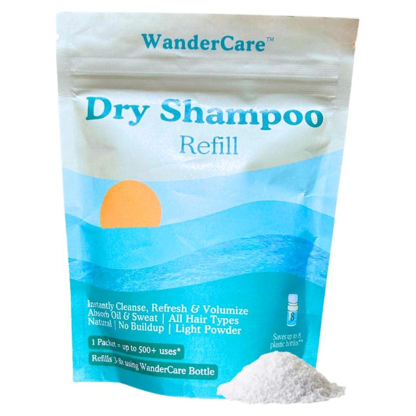 Polvo de Champú Seco WanderCare 56.7g Natural Ecológico