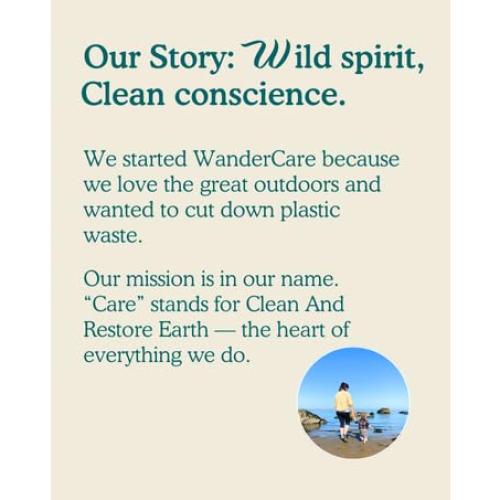 Polvo de Champú Seco WanderCare 56.7g Natural Ecológico