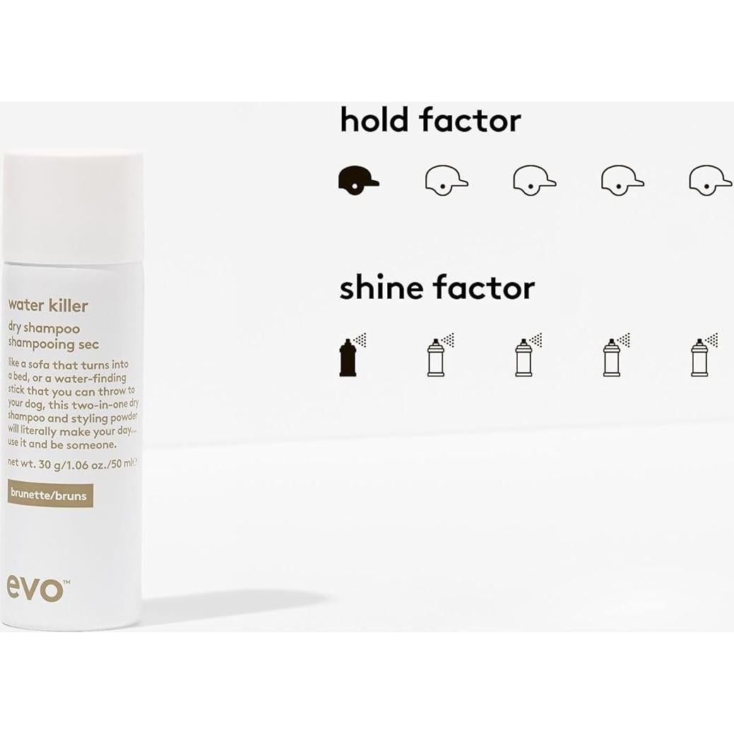 Champú Seco EVO Water Killer 50 ml - Refresca y Estiliza Cabello