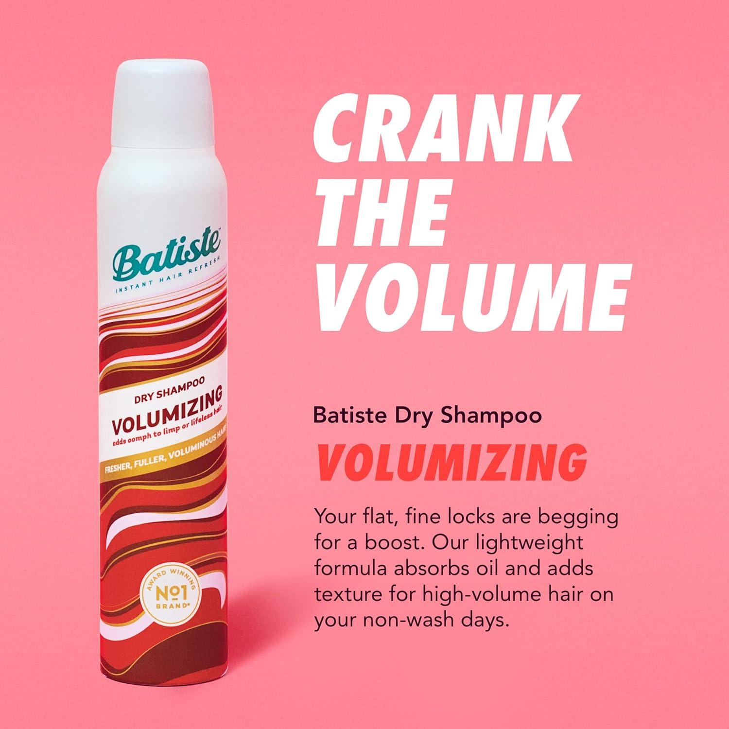 Champú Seco Voluminizador Batiste 162 g - Refresca y Absorbe Aceite