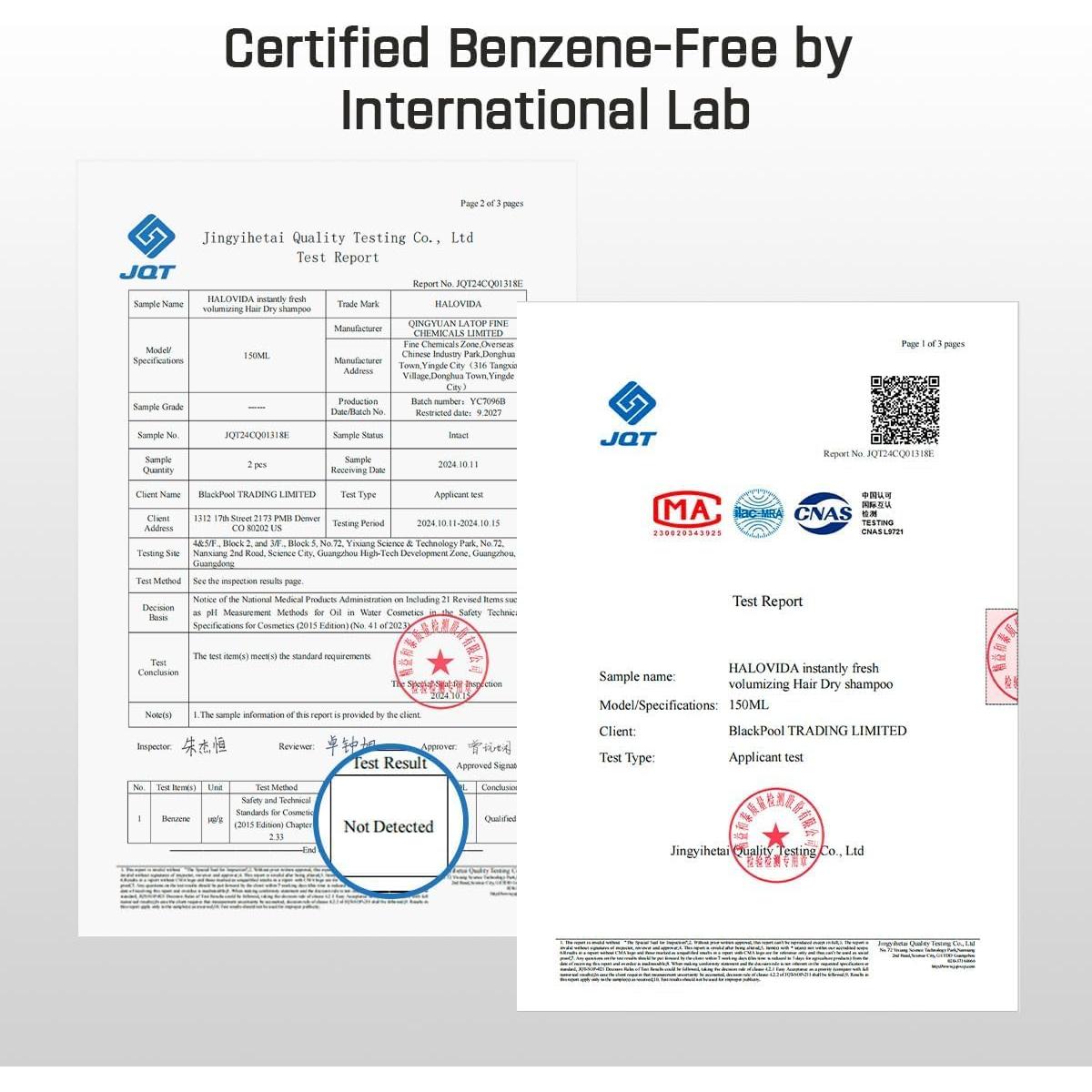 Champú Seco Voluminizador Halovida 150 ml x2 - Sin Residuos