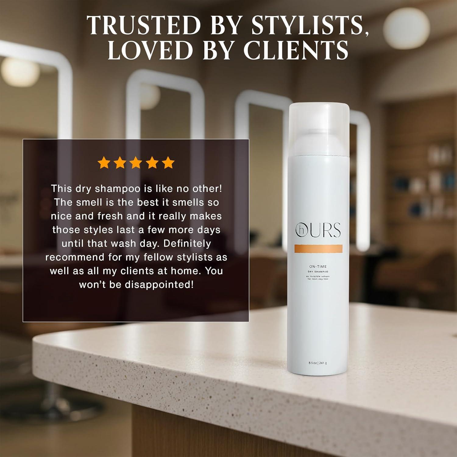 Champú Seco On-Time hOURS 240 g - Libre de Sulfatos y Crueldad