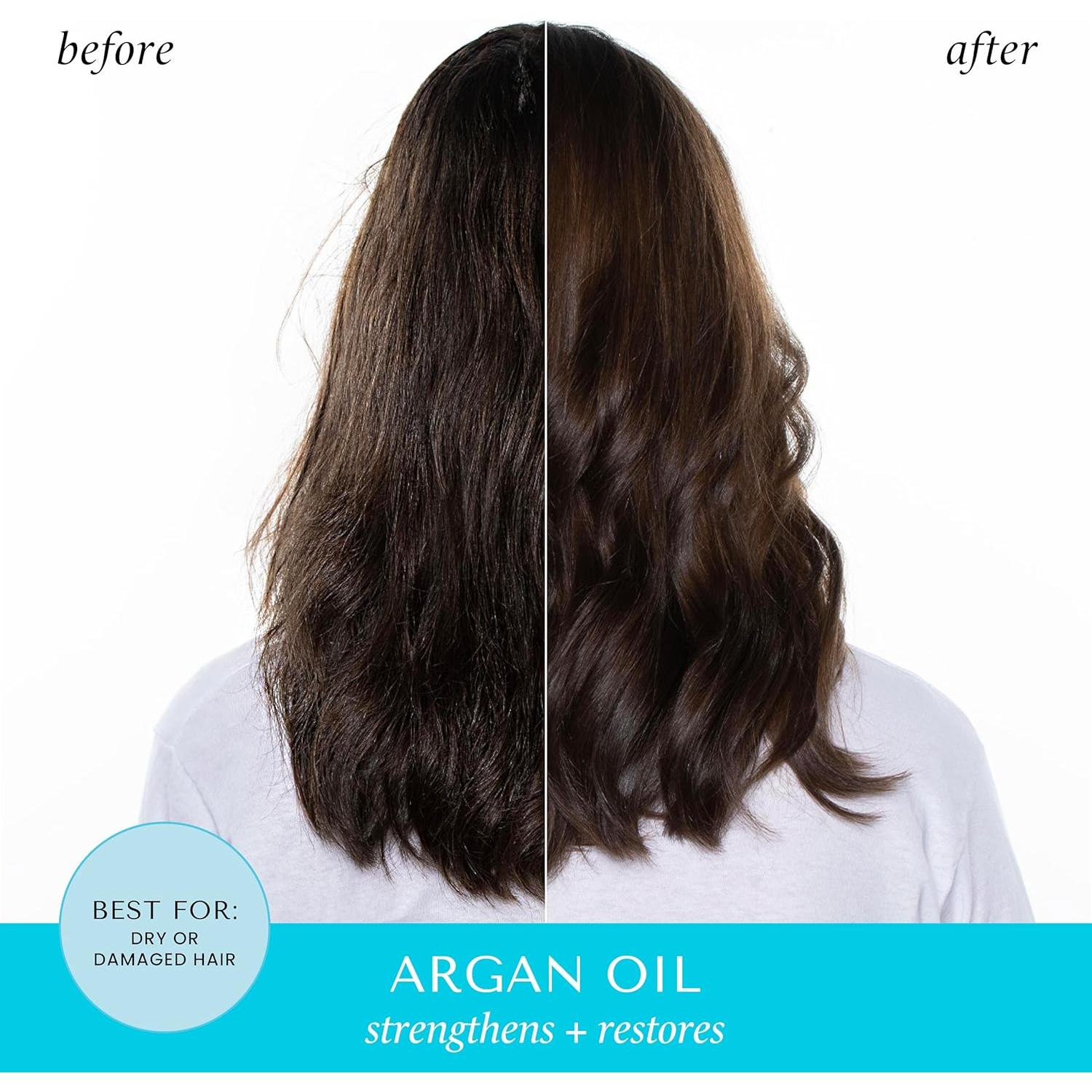 Duo Champú Seco Voluminizador Semilla de Chía HASK 2x121.9g y Acondicionador Argán 49.6g