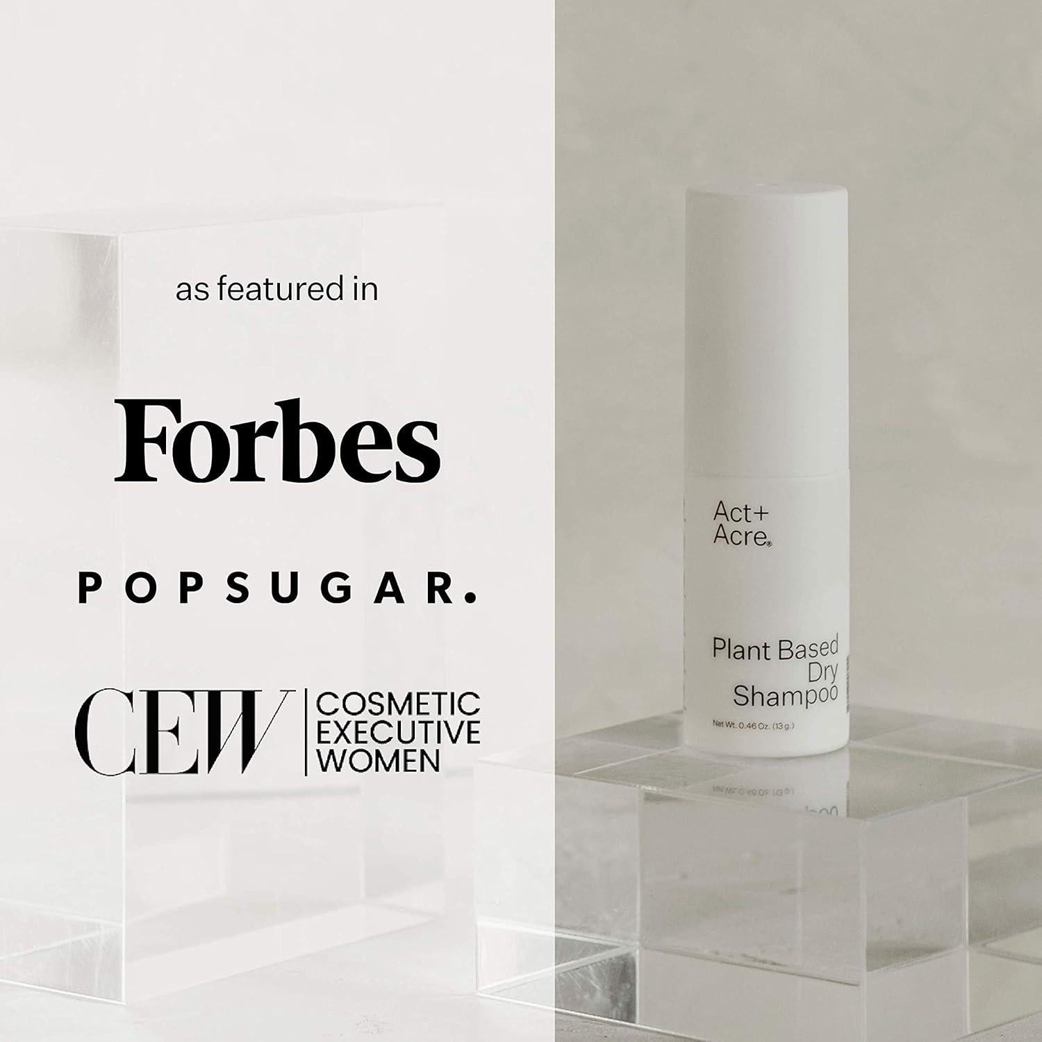 Champú Seco Voluminizador Act+Acre 136g - Sin Fragancia