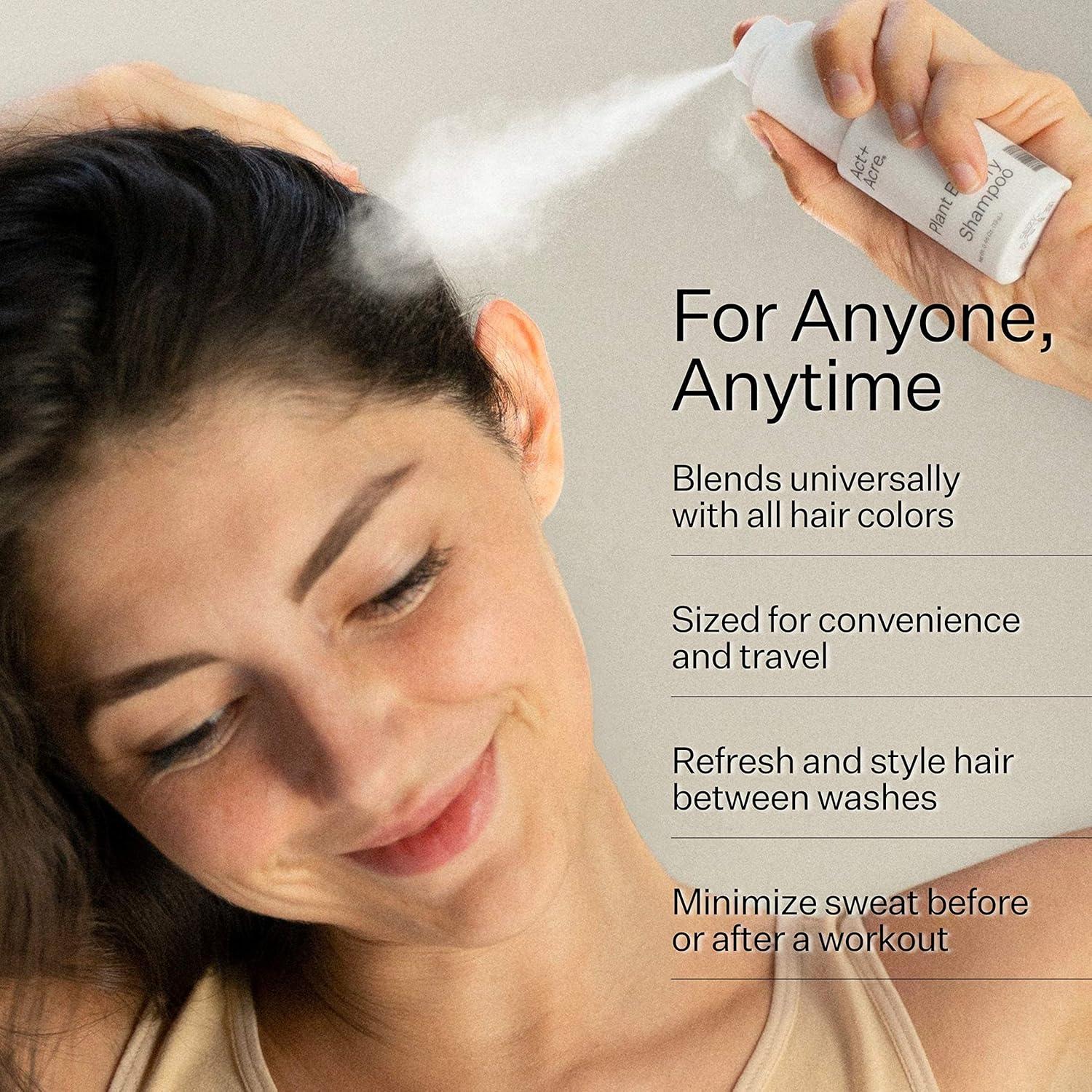 Champú Seco Voluminizador Act+Acre 136g - Sin Fragancia