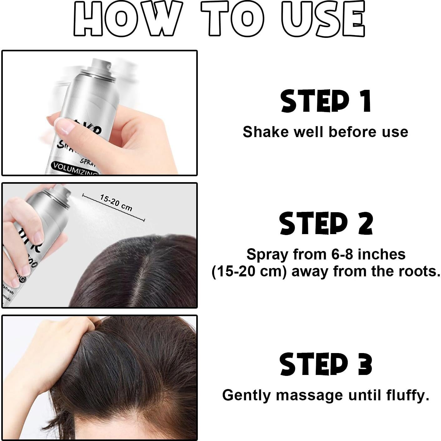 Champú Seco Scarman 215g - Refresca y Voluminiza Cabello