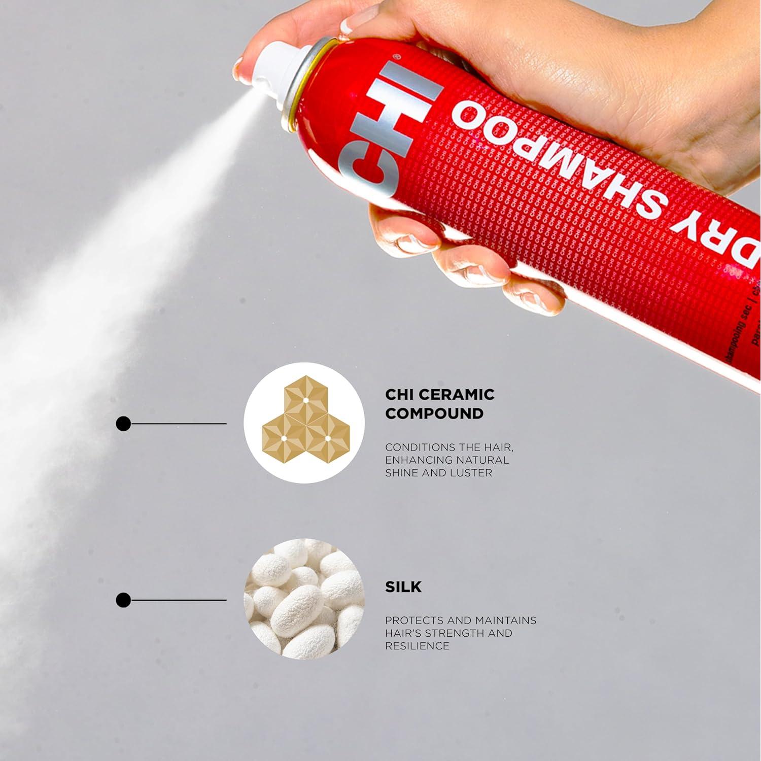 Champú Seco CHI 198 g - Fórmula Ligera Sin Sulfatos