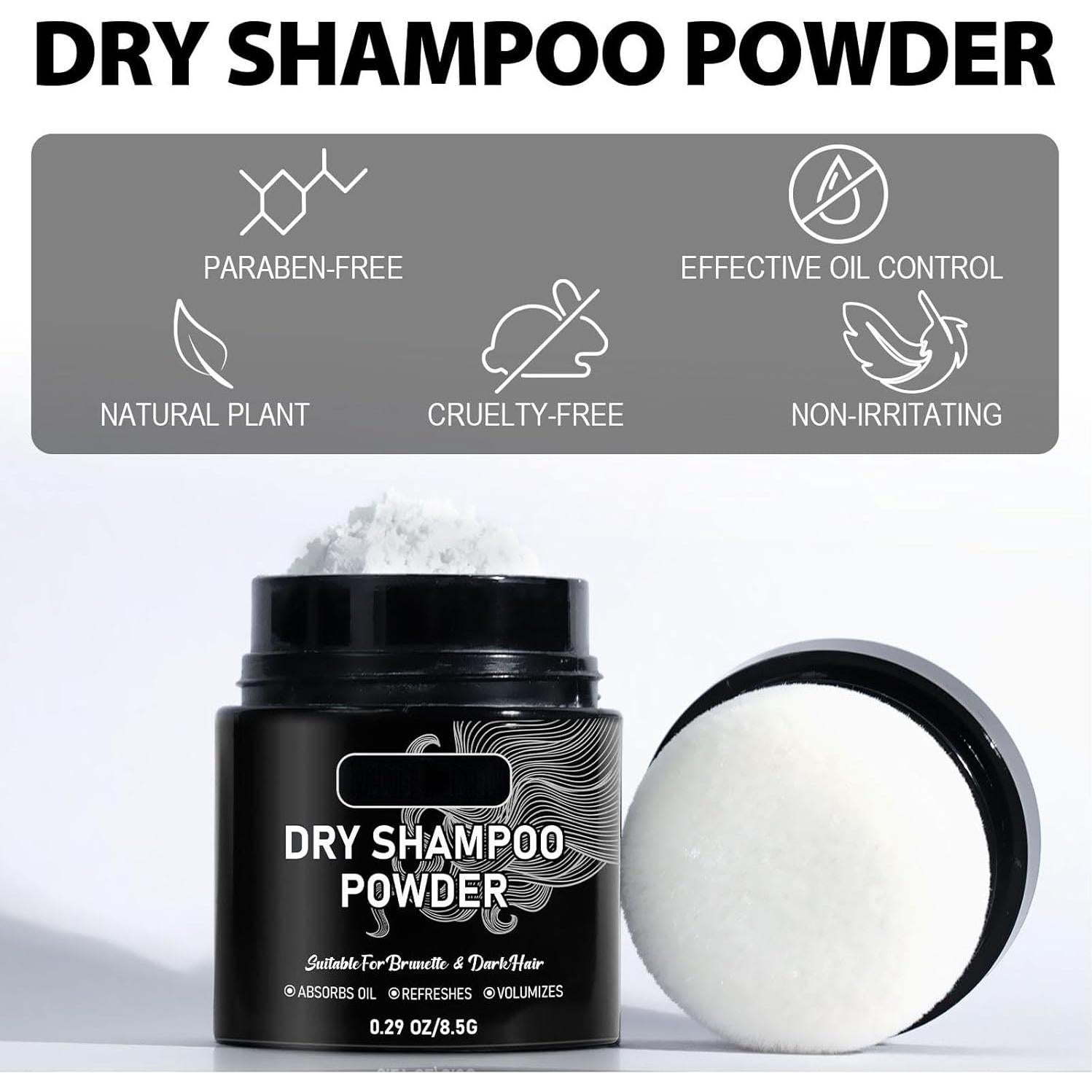 Polvo de Champú Seco ARCHIDATE 51g - Voluminizador Natural