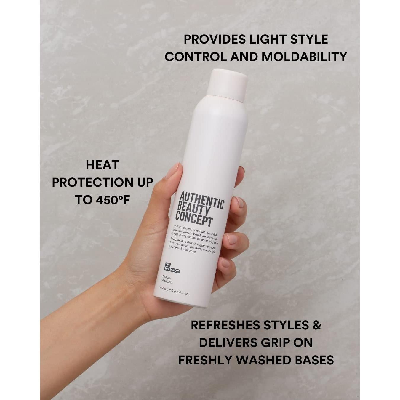 Champú Seco Authentic Beauty Concept 150 g | Vegano y Libre de Crueldad