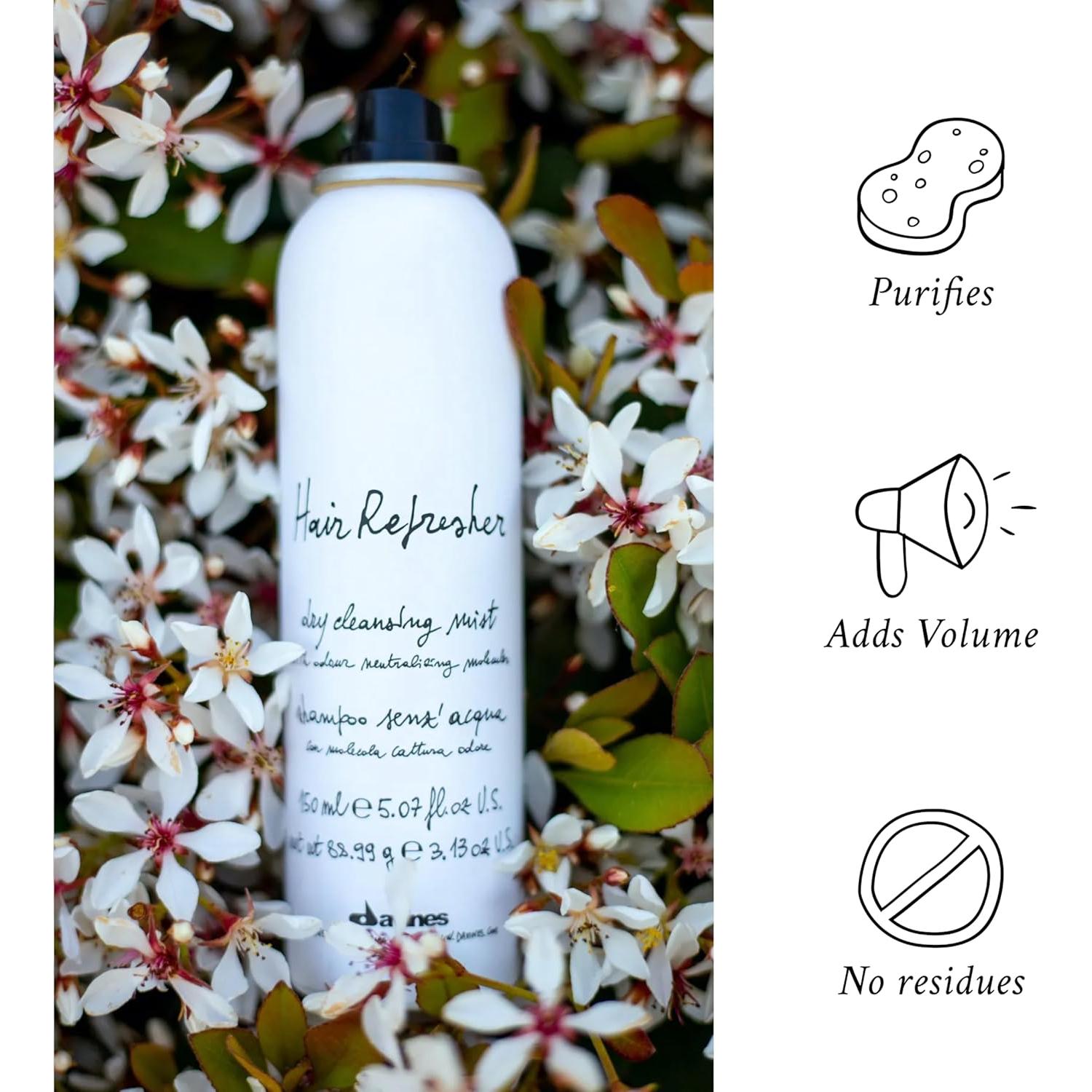 Champú Seco Davines Hair Refresher 92.9 ml - Absorbe Aceite y Aumenta Volumen