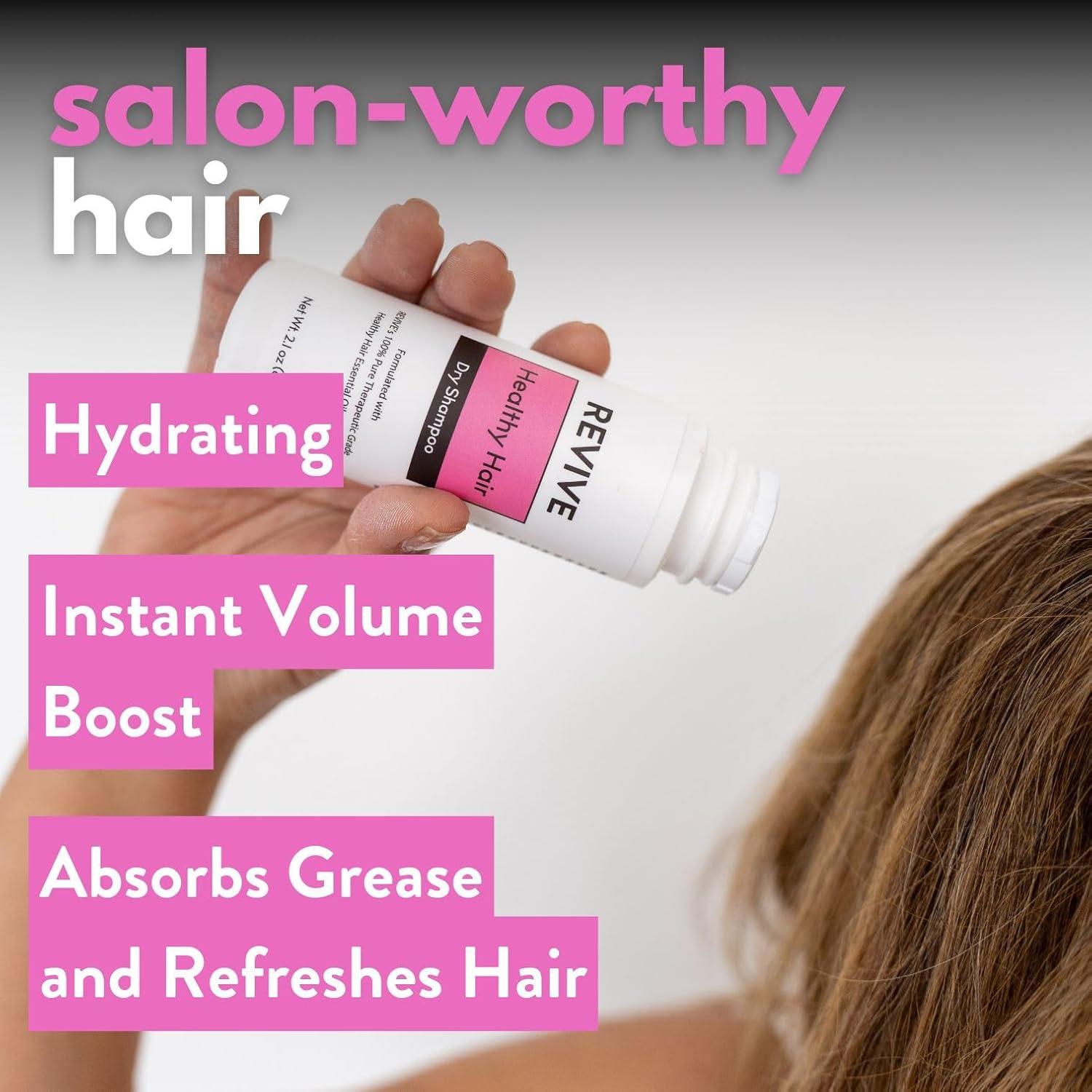 Champú Seco REVIVE 60g - Volumen y Brillo Instantáneo