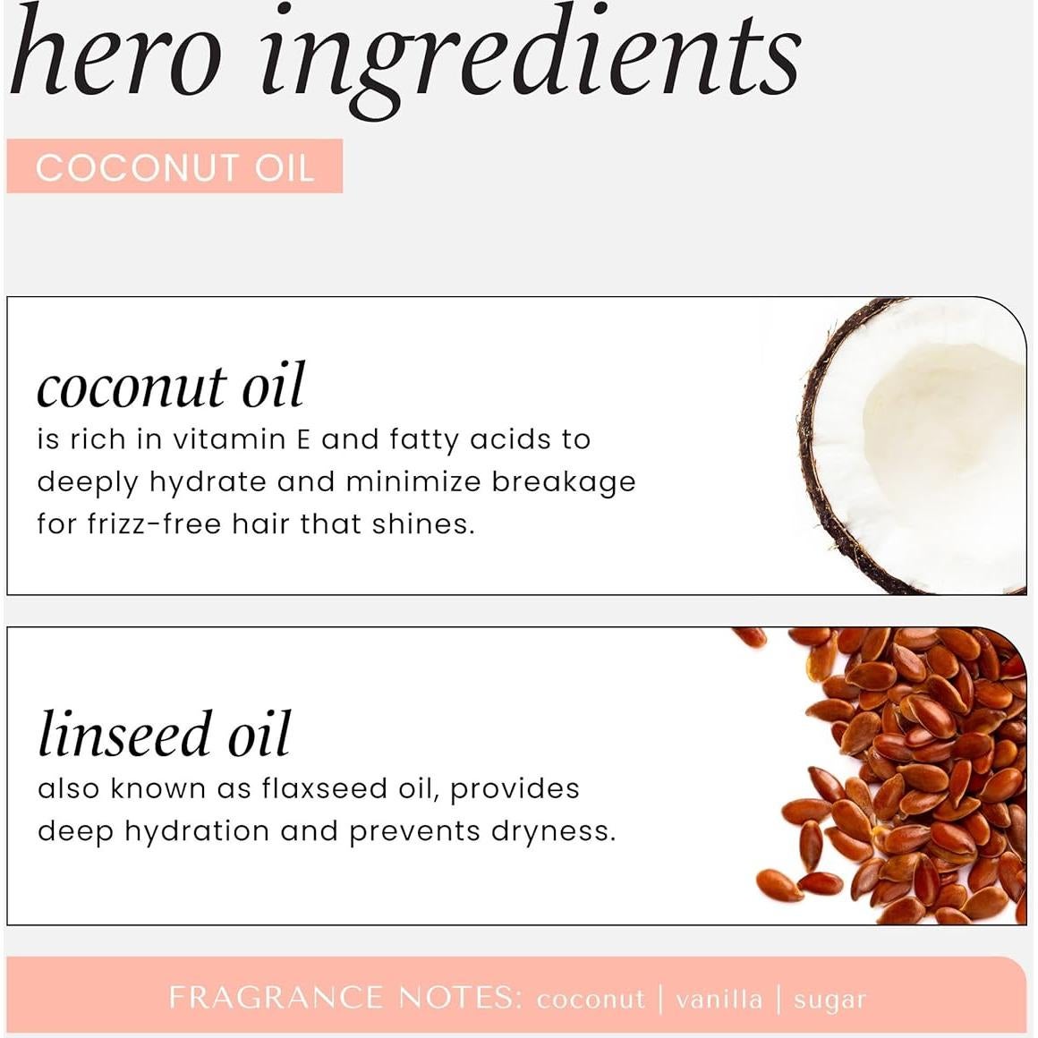 Dúo de Champú Seco y Acondicionador Nutritivo de Coco 121.9g