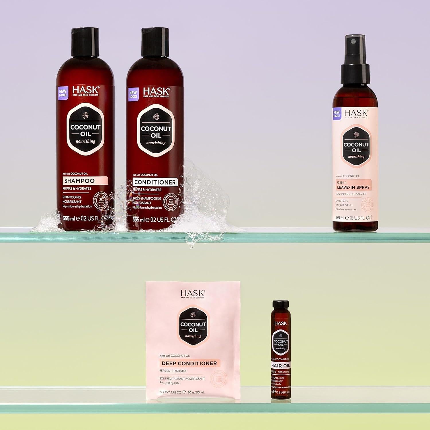 Dúo de Champú Seco y Acondicionador Nutritivo de Coco 121.9g