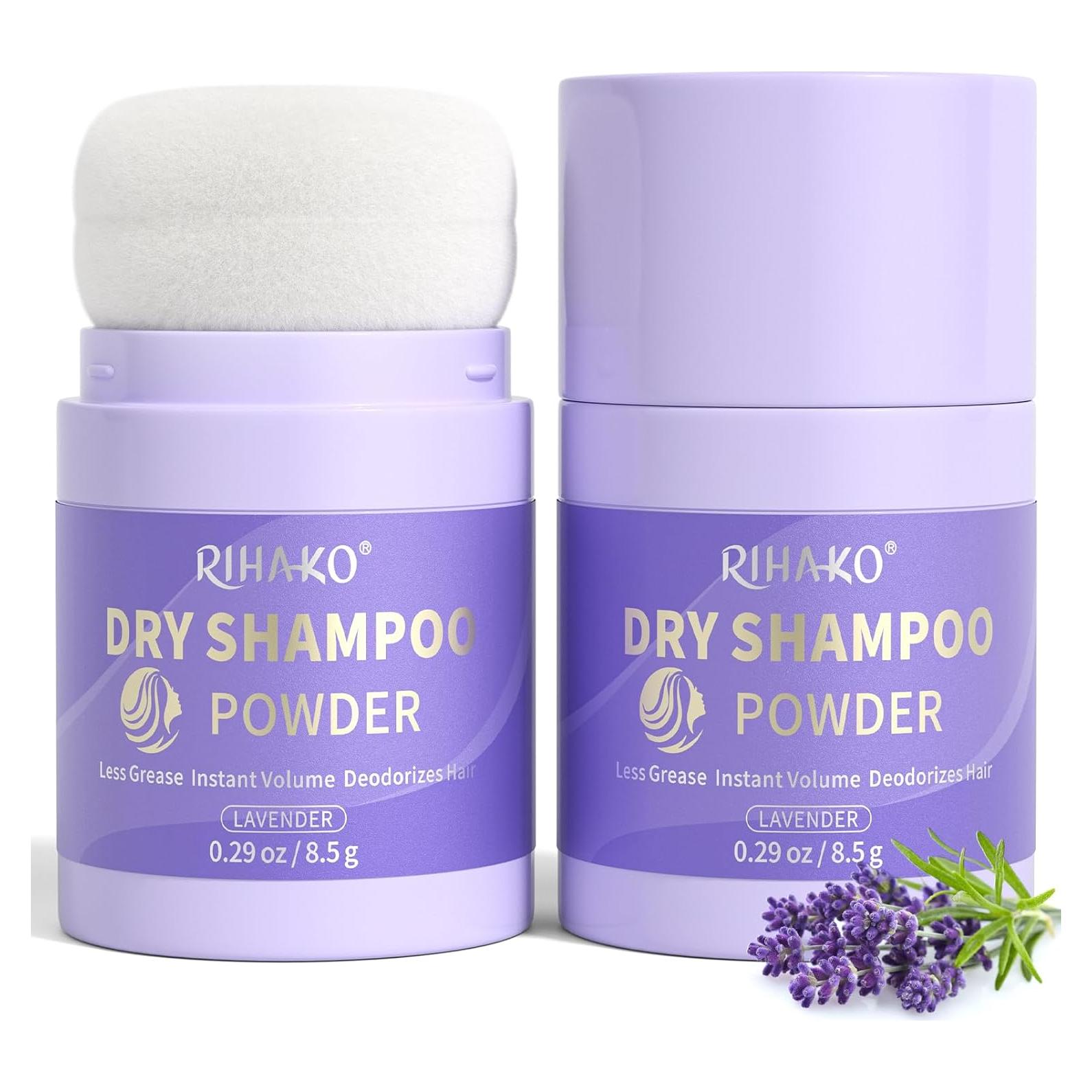 Polvo de Champú Seco Voluminizador RIHAKO 16.43g Aroma Lavanda