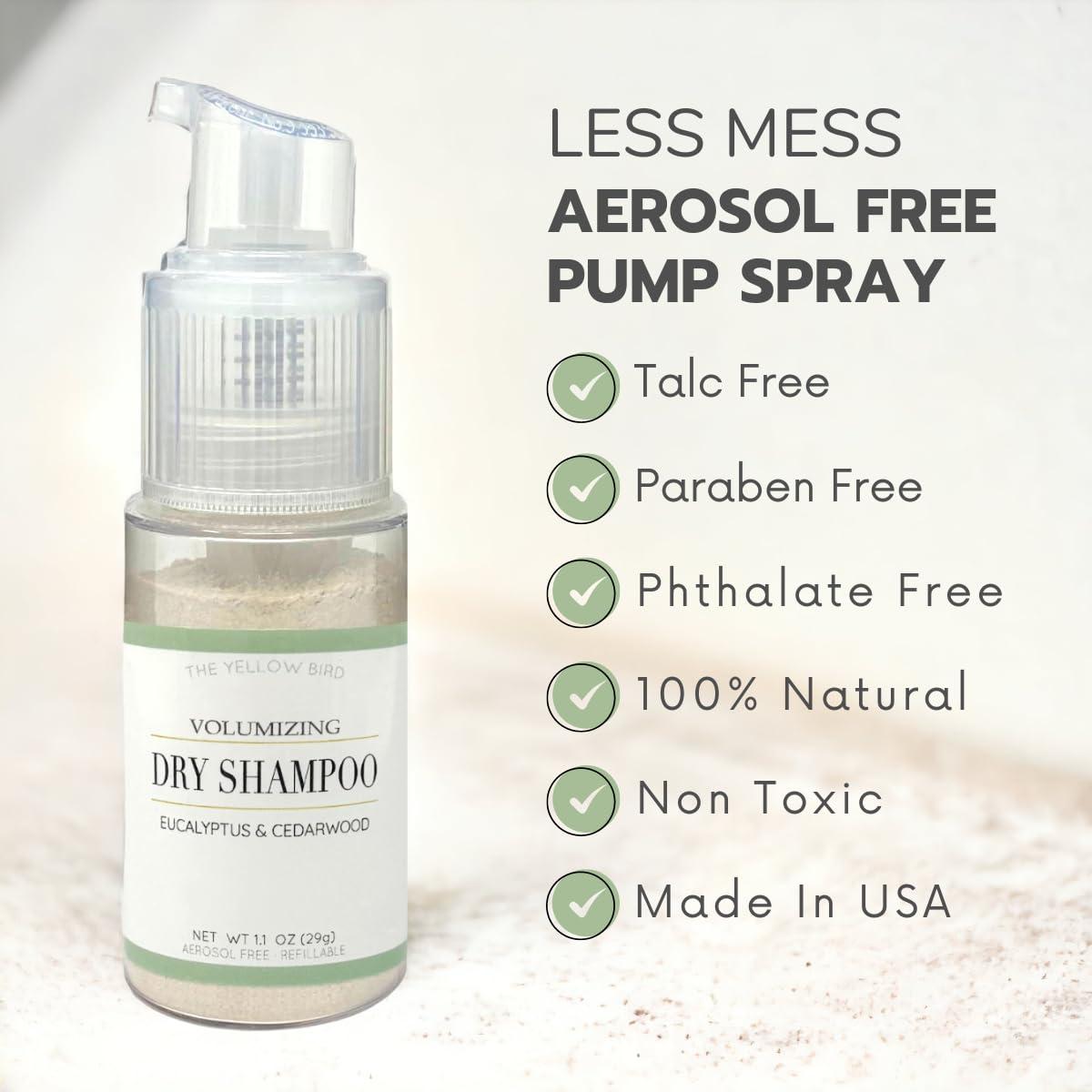 Polvo de Champú Seco Pájaro Amarillo 31g | Natural y Vegano